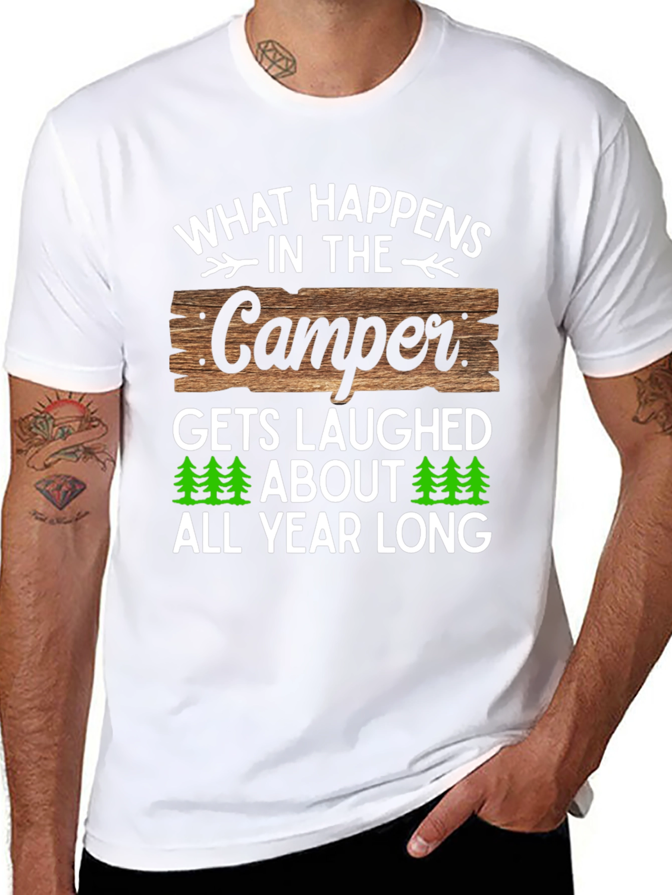 Camper Laughs Graphic T-Shirt
