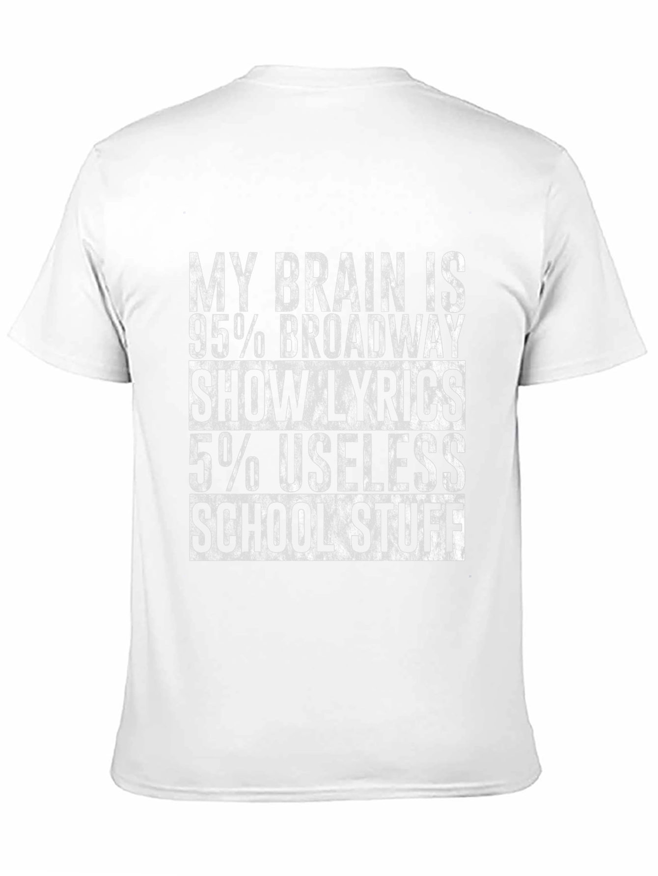 Broadway Show Lyrics T-Shirt Funny Theater Fan Tee