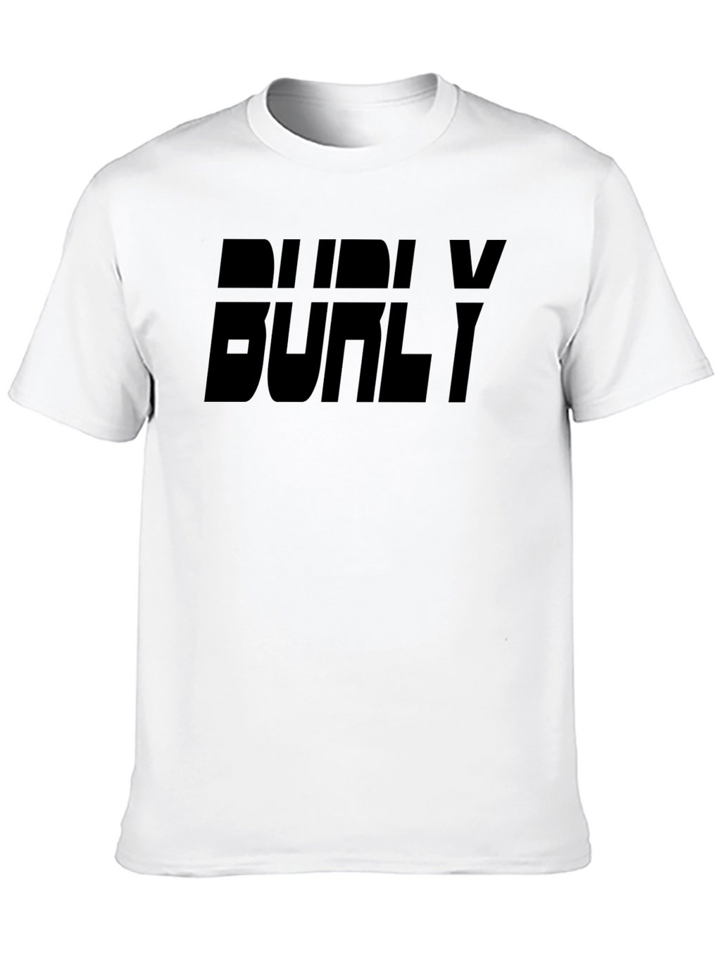 Burly Graphic Print Black T-Shirt