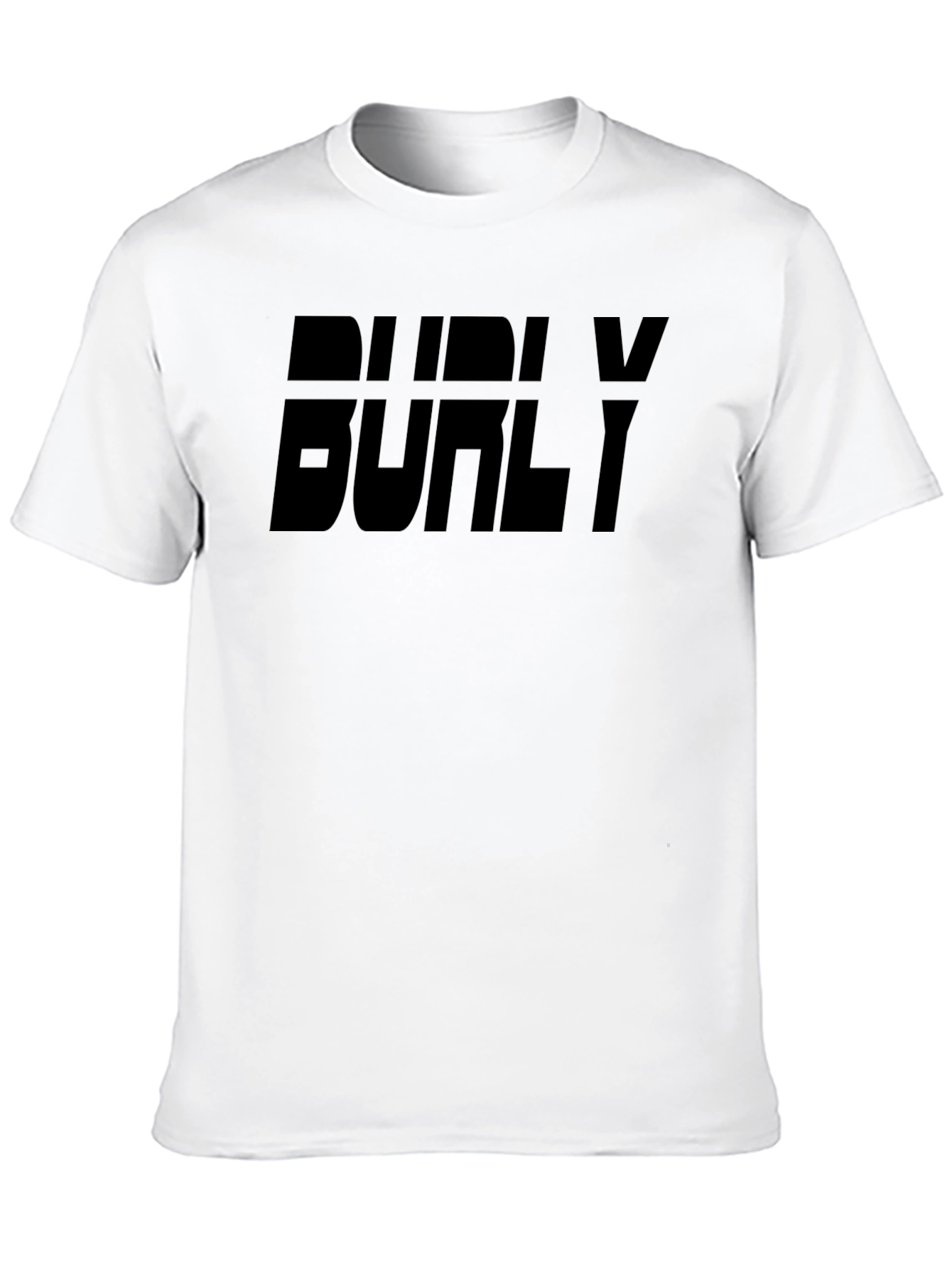 Burly Graphic Print Black T-Shirt