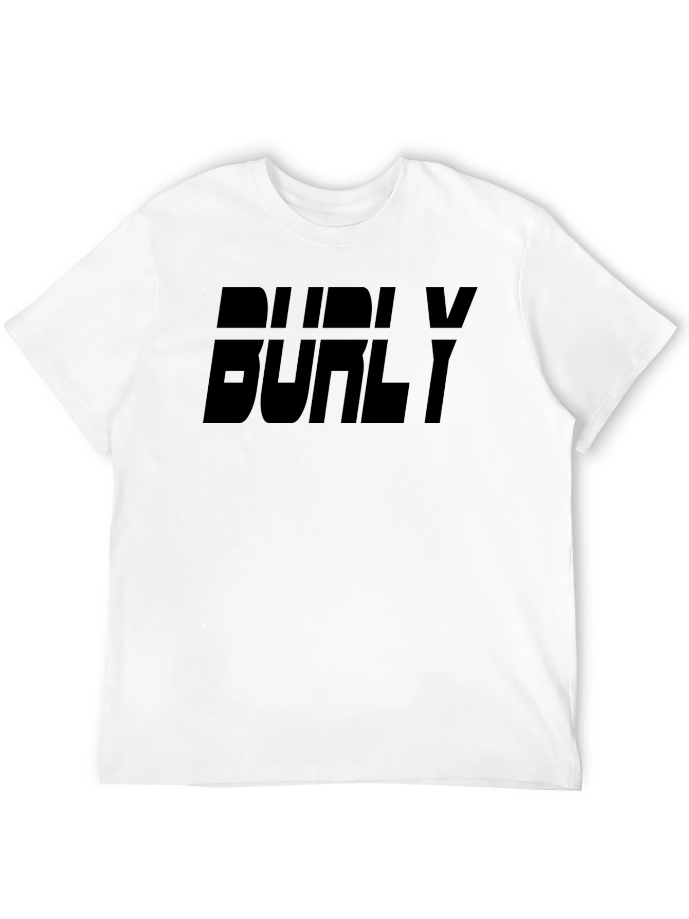 Burly Graphic Print Black T-Shirt