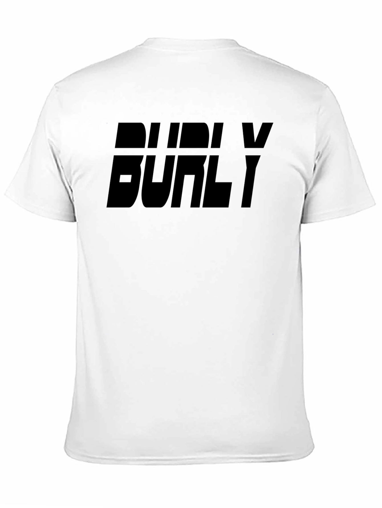 Burly Graphic Print Black T-Shirt