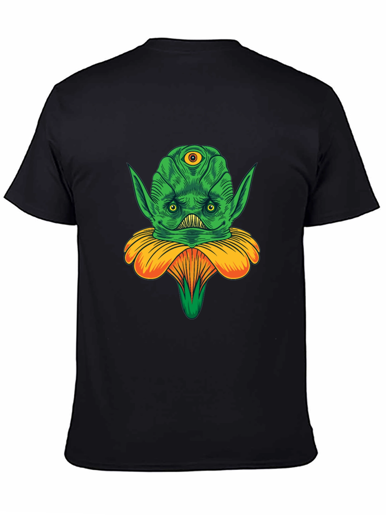 Alien Flower Graphic Tee - Unique Design