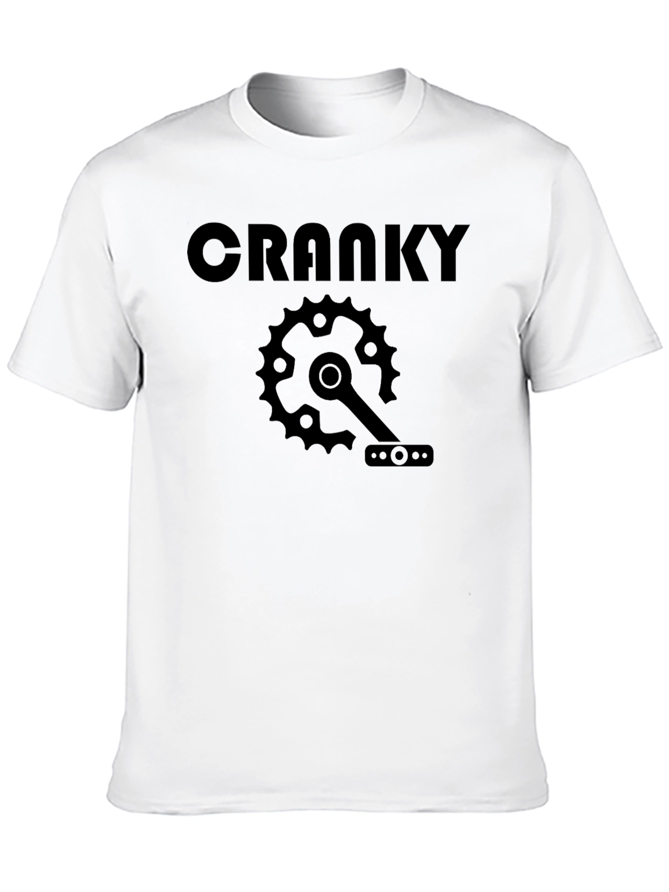 Cranky Bicycle Gear Black T-Shirt