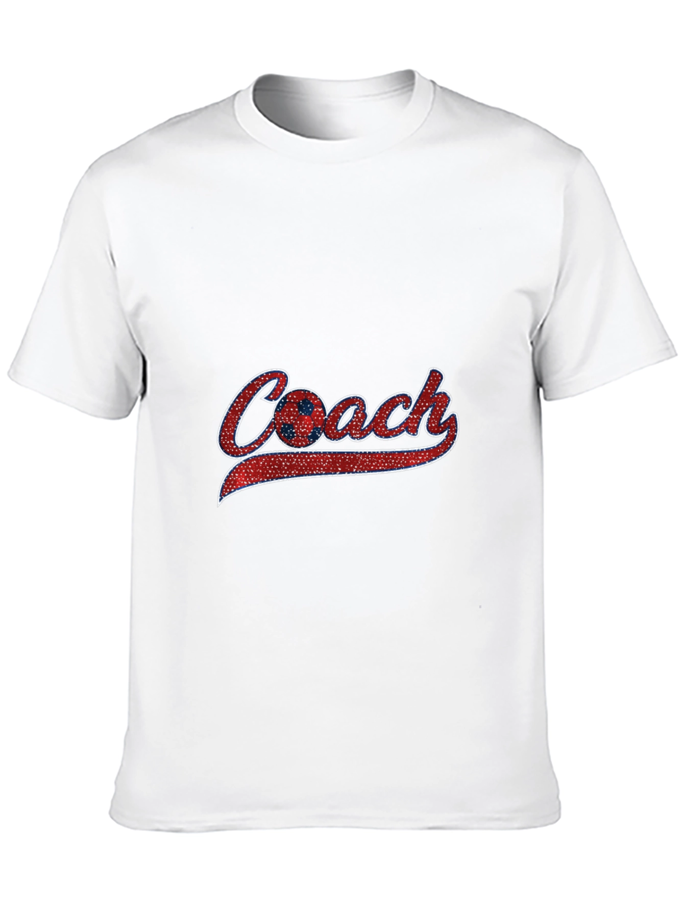 Soccer Coach Graphic Tee - Black Cotton T-Shirt