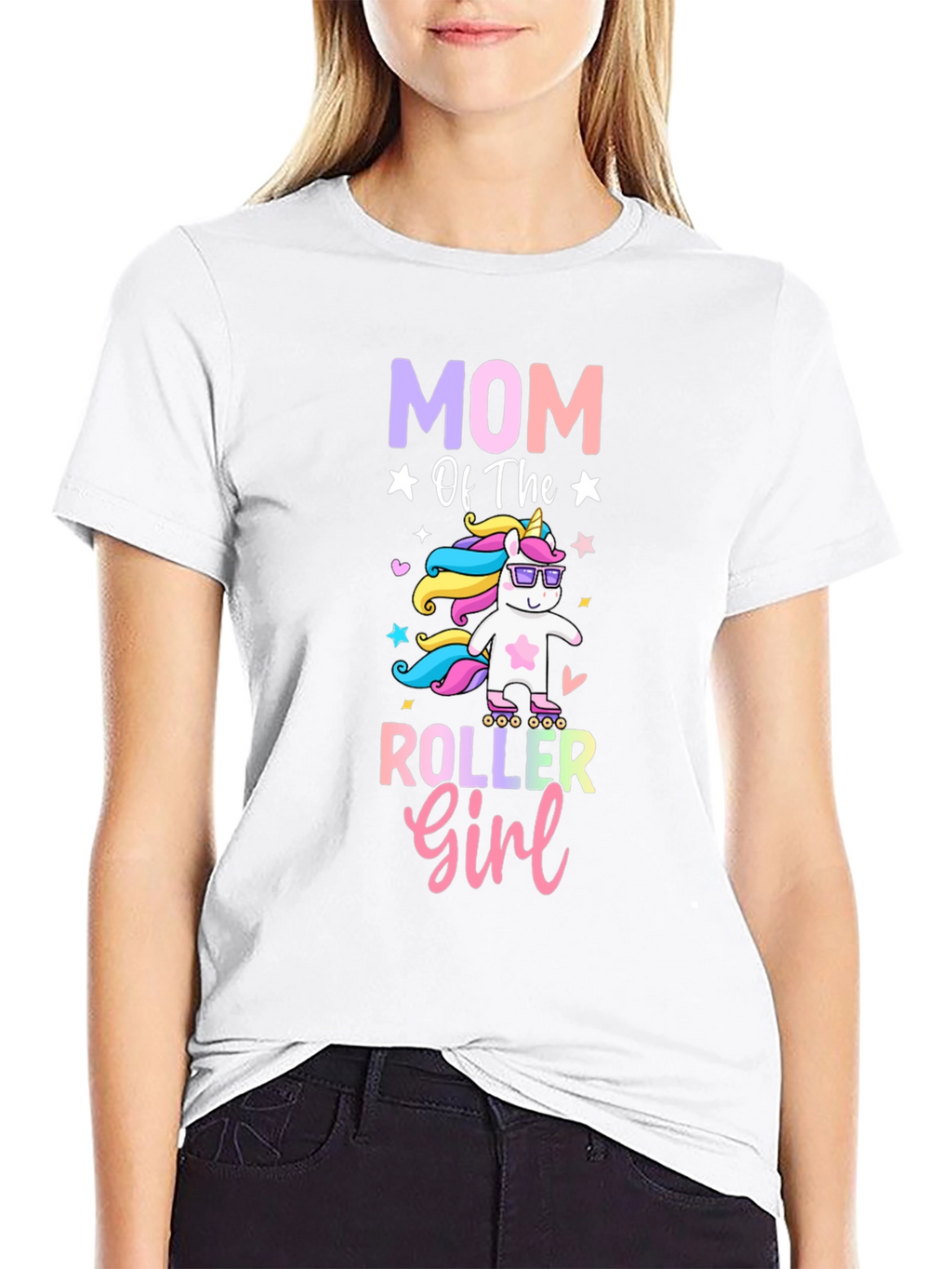 Mom of the Roller Girl Graphic Tee