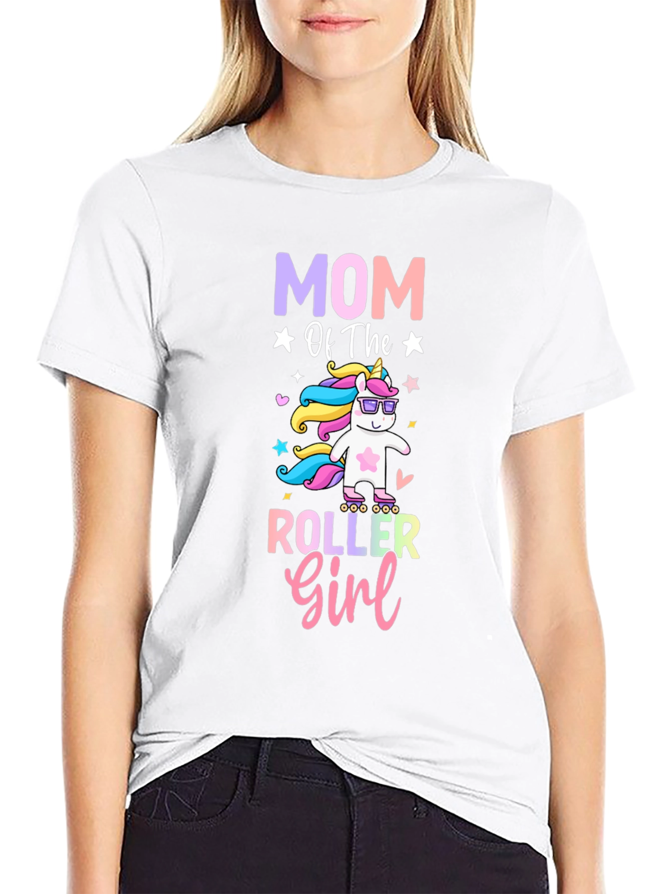Mom of the Roller Girl Graphic Tee