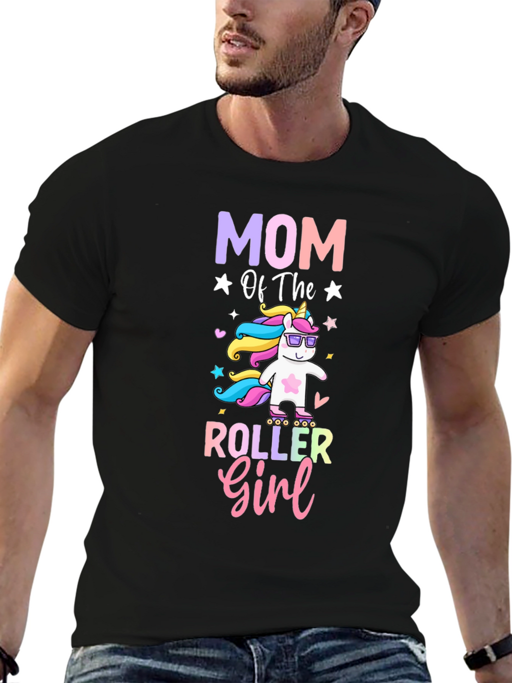 Mom of the Roller Girl Graphic Tee