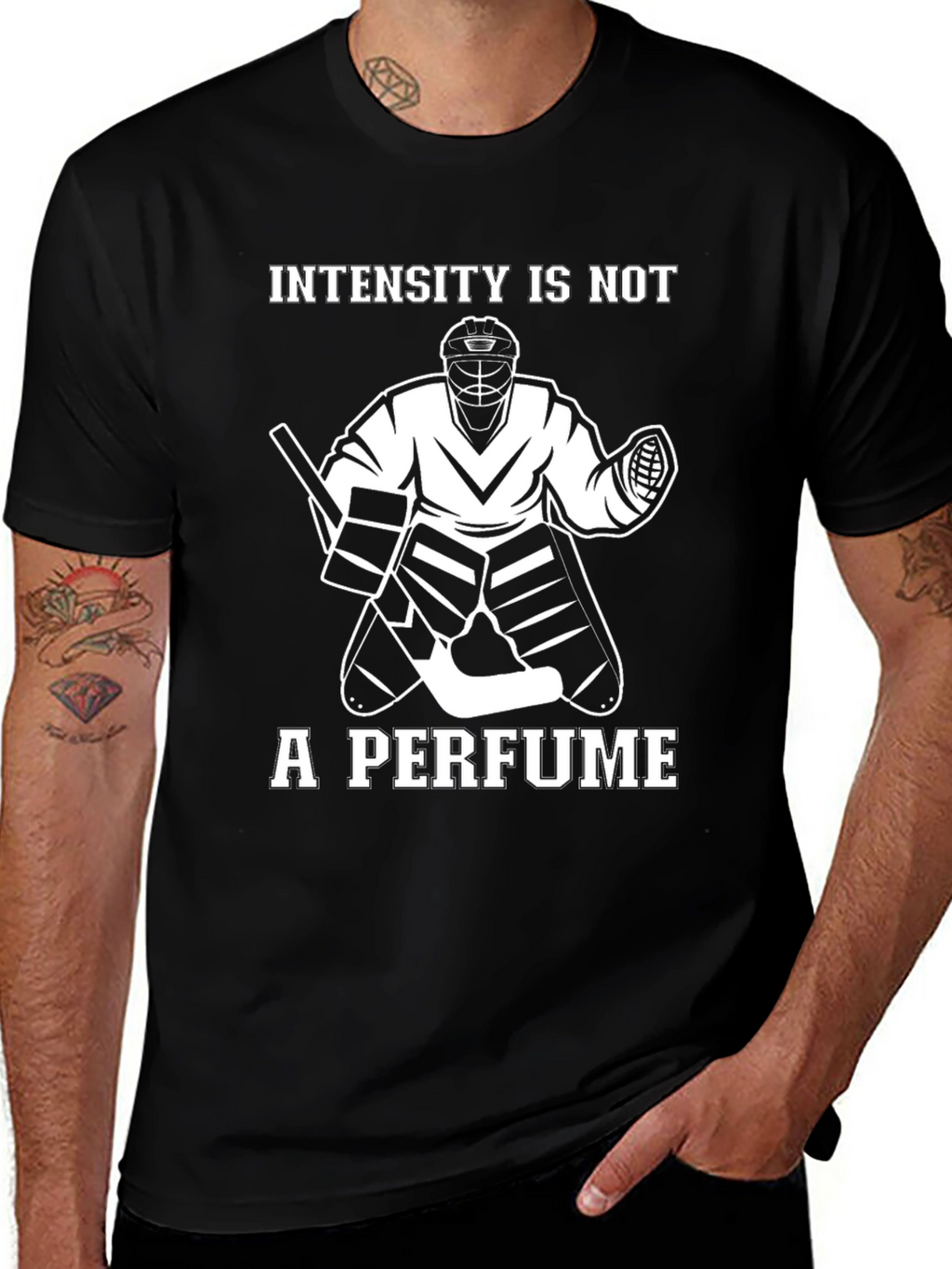 Intensity is Not a Perfume Hockey T-Shirt
