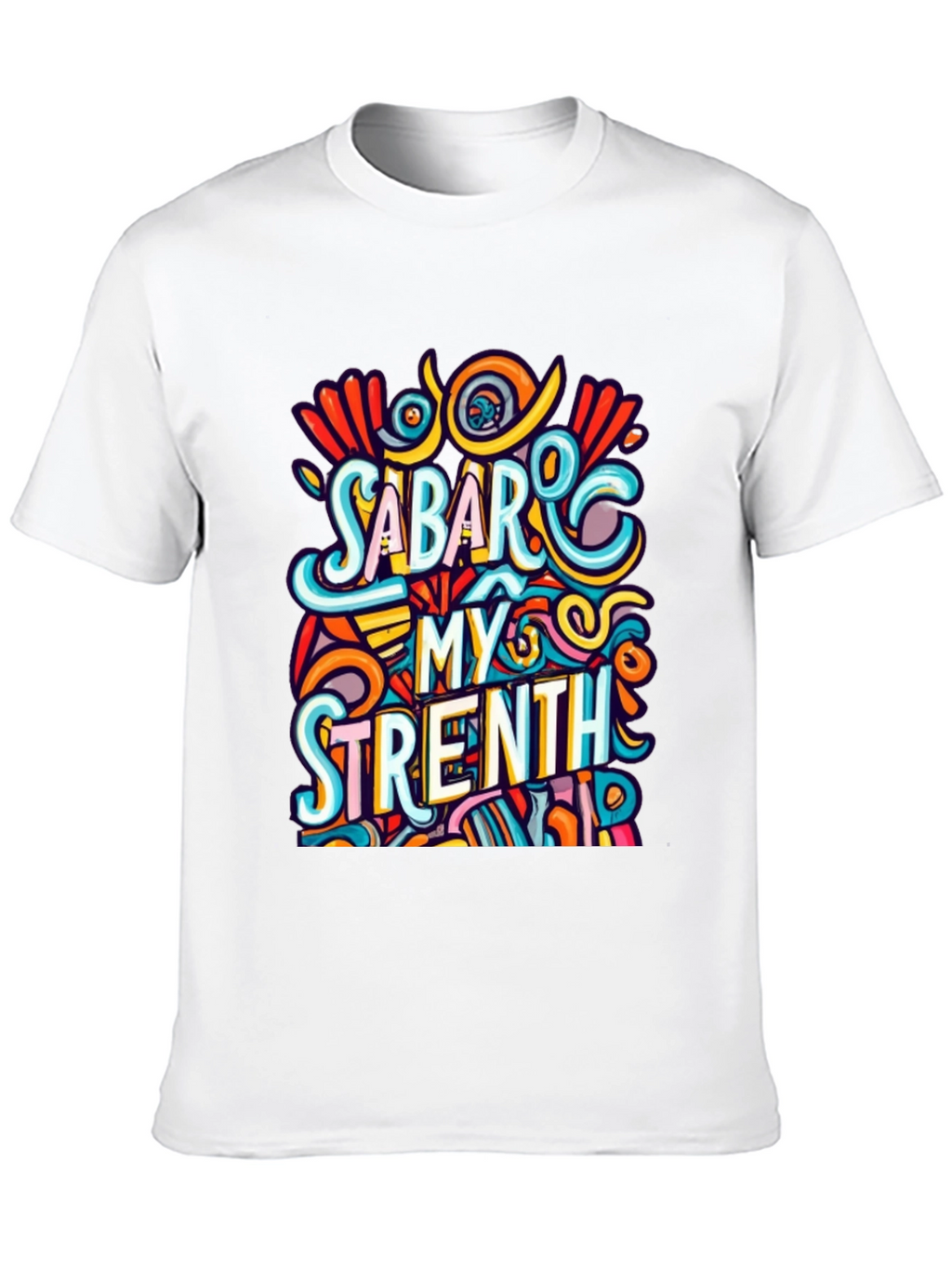 Sabar My Strength Graphic Tee - Unique Design