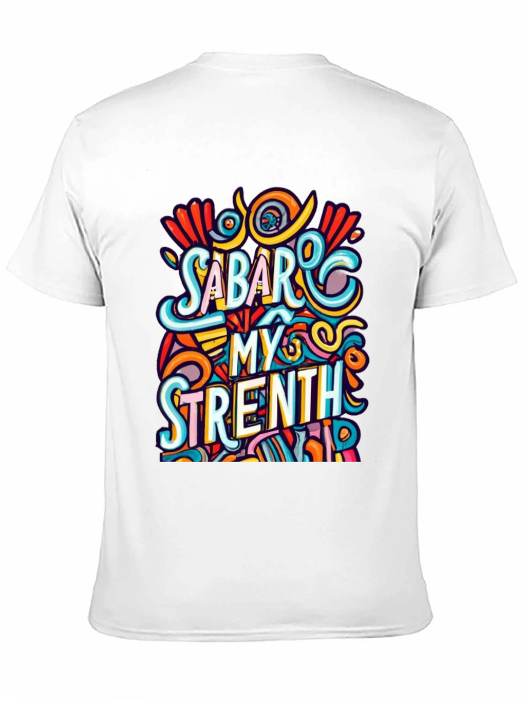 Sabar My Strength Graphic Tee - Unique Design