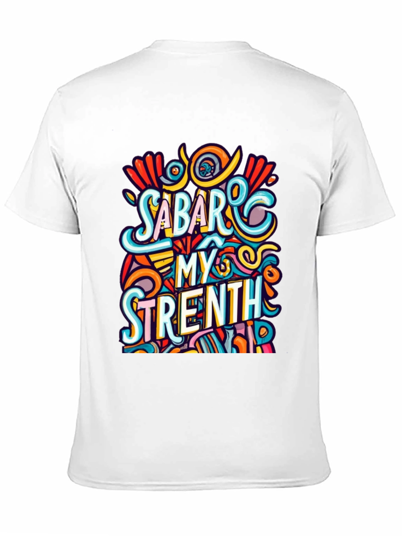 Sabar My Strength Graphic Tee - Unique Design