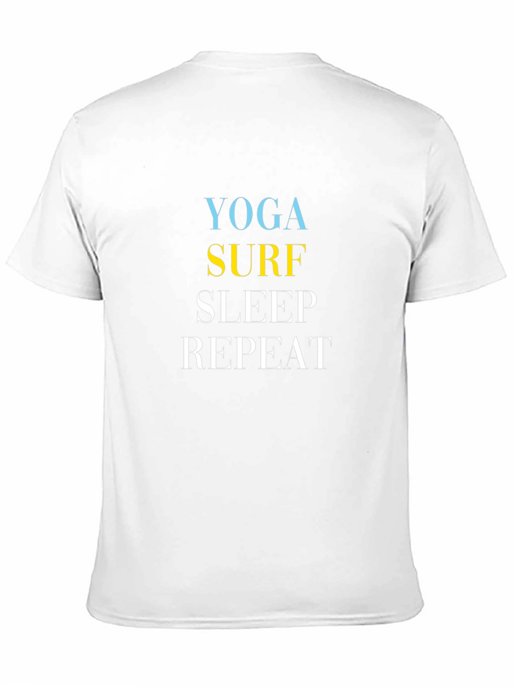 Yoga Surf Sleep Repeat Graphic Tee