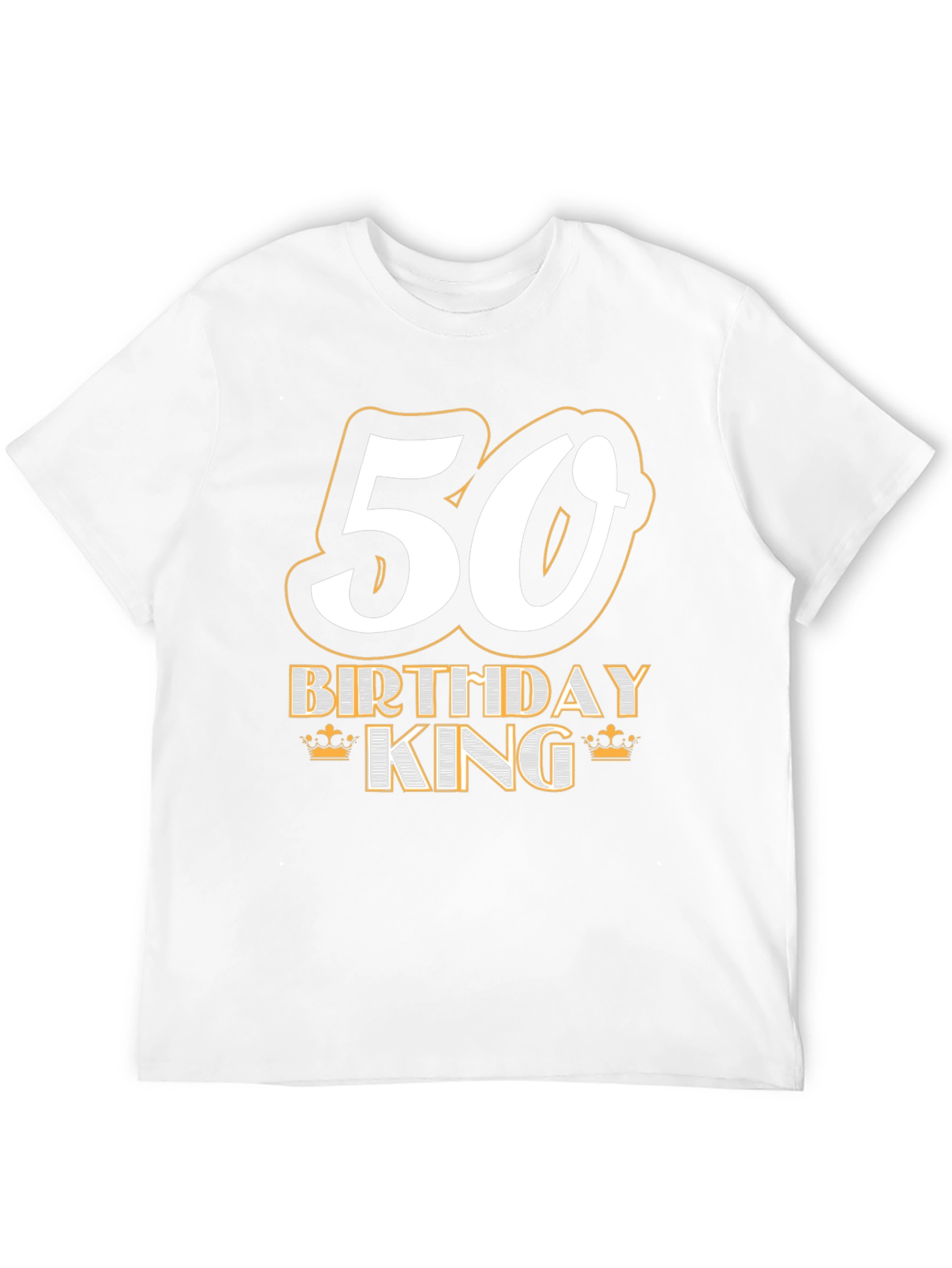 50th Birthday King T-Shirt - Black