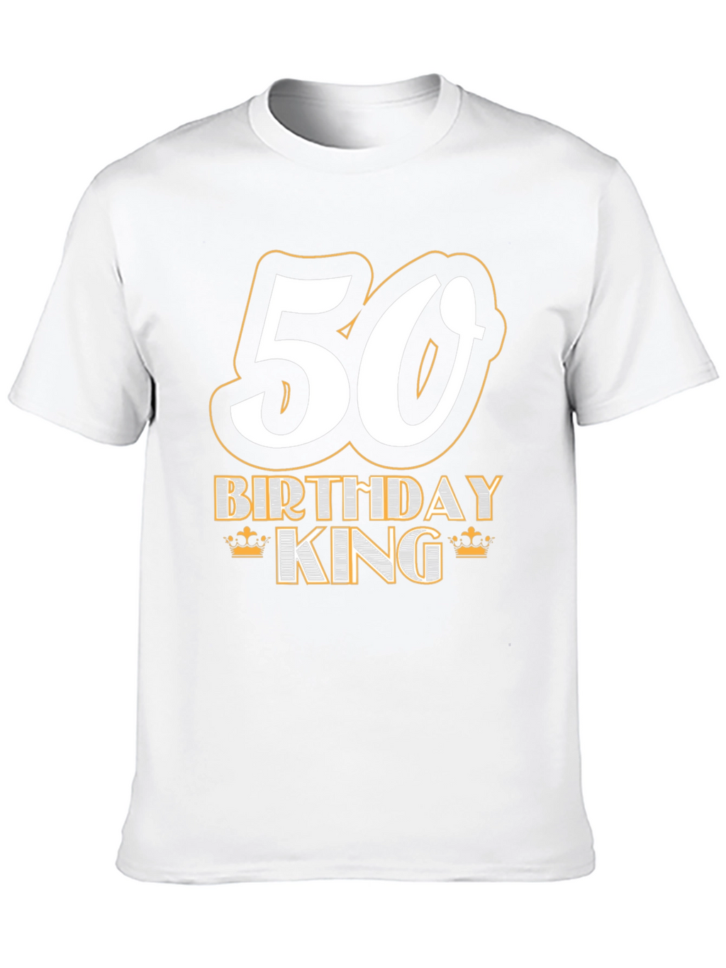 50th Birthday King T-Shirt - Black