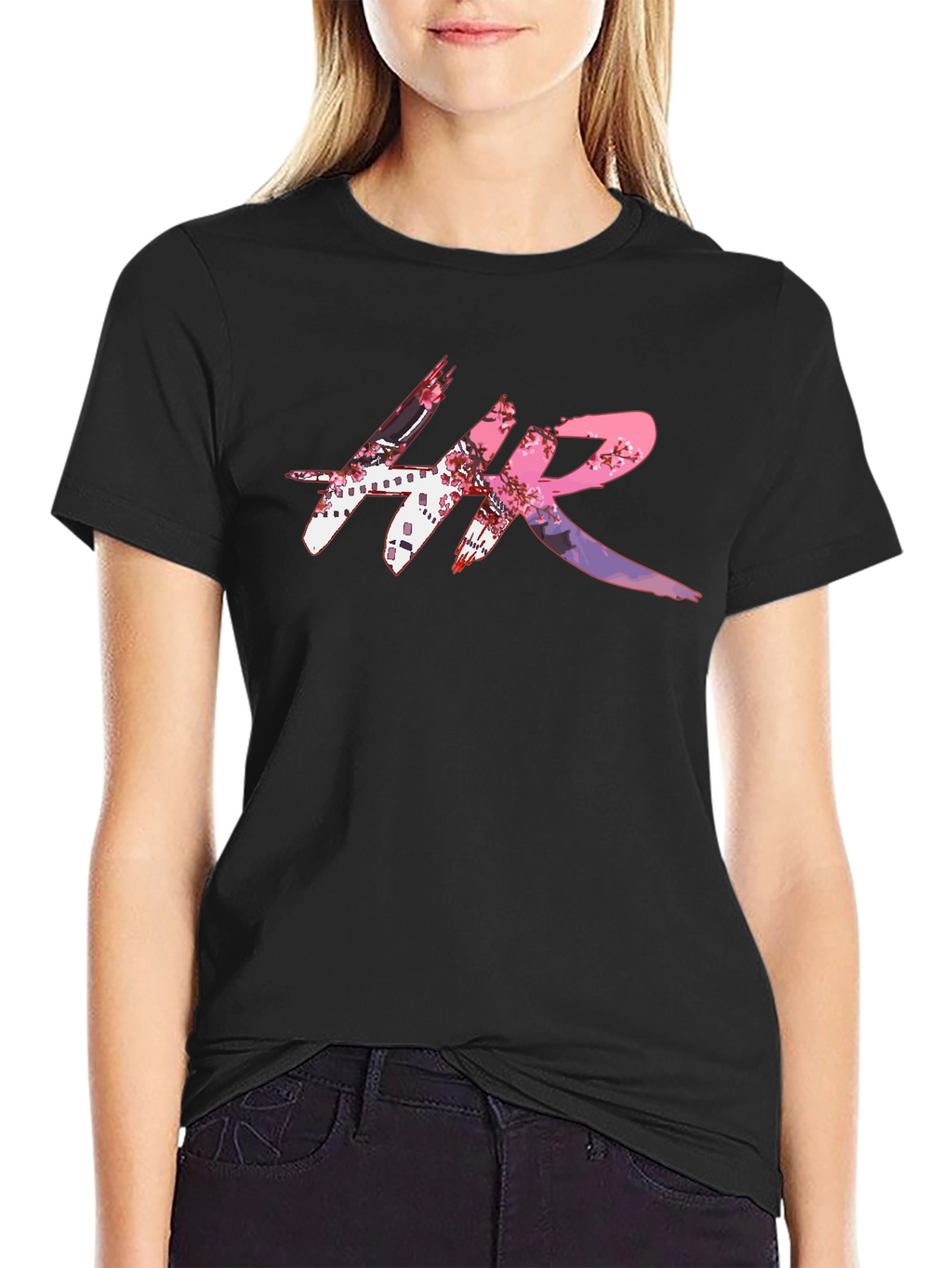 Abstract HR Graphic T-Shirt