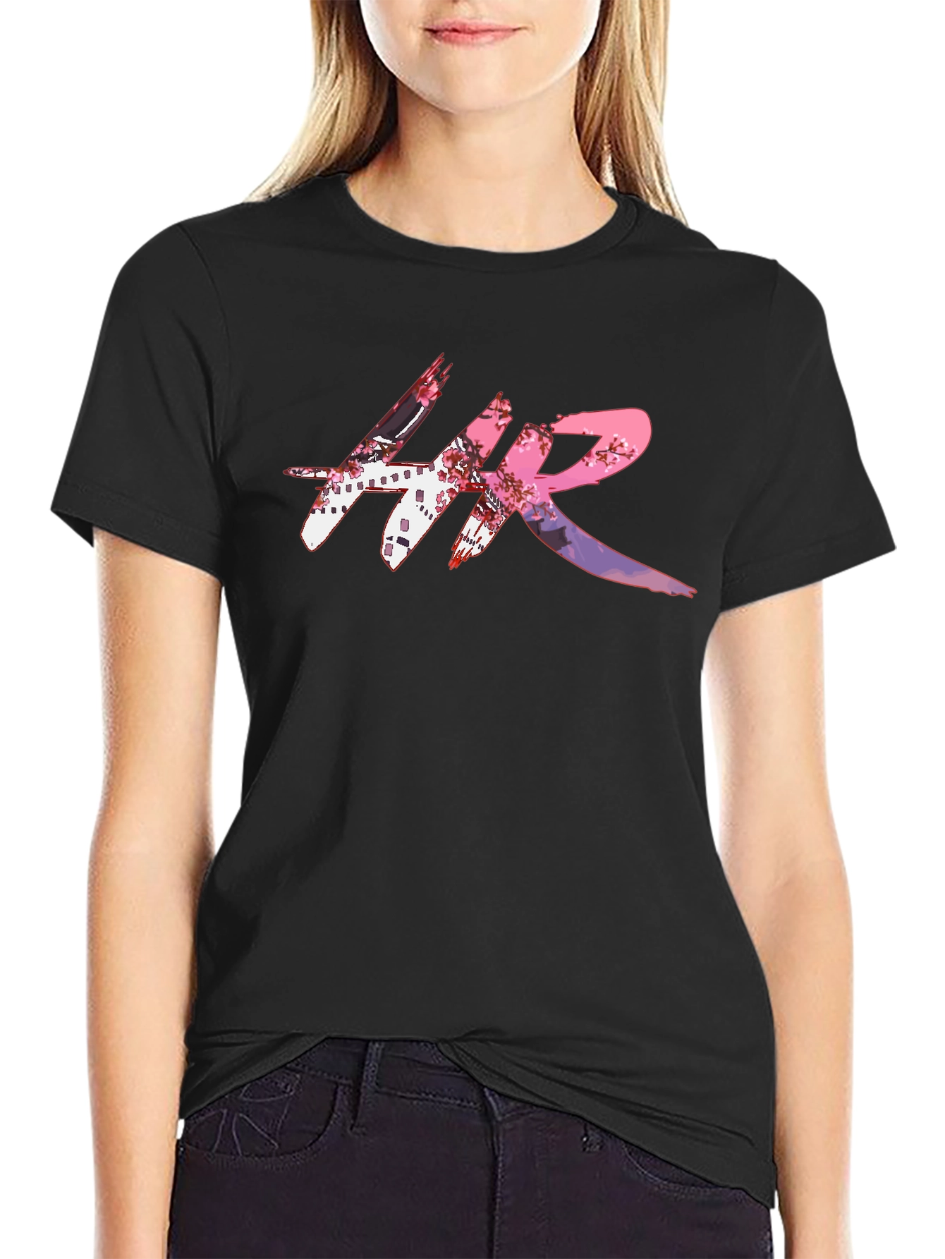 Abstract HR Graphic T-Shirt
