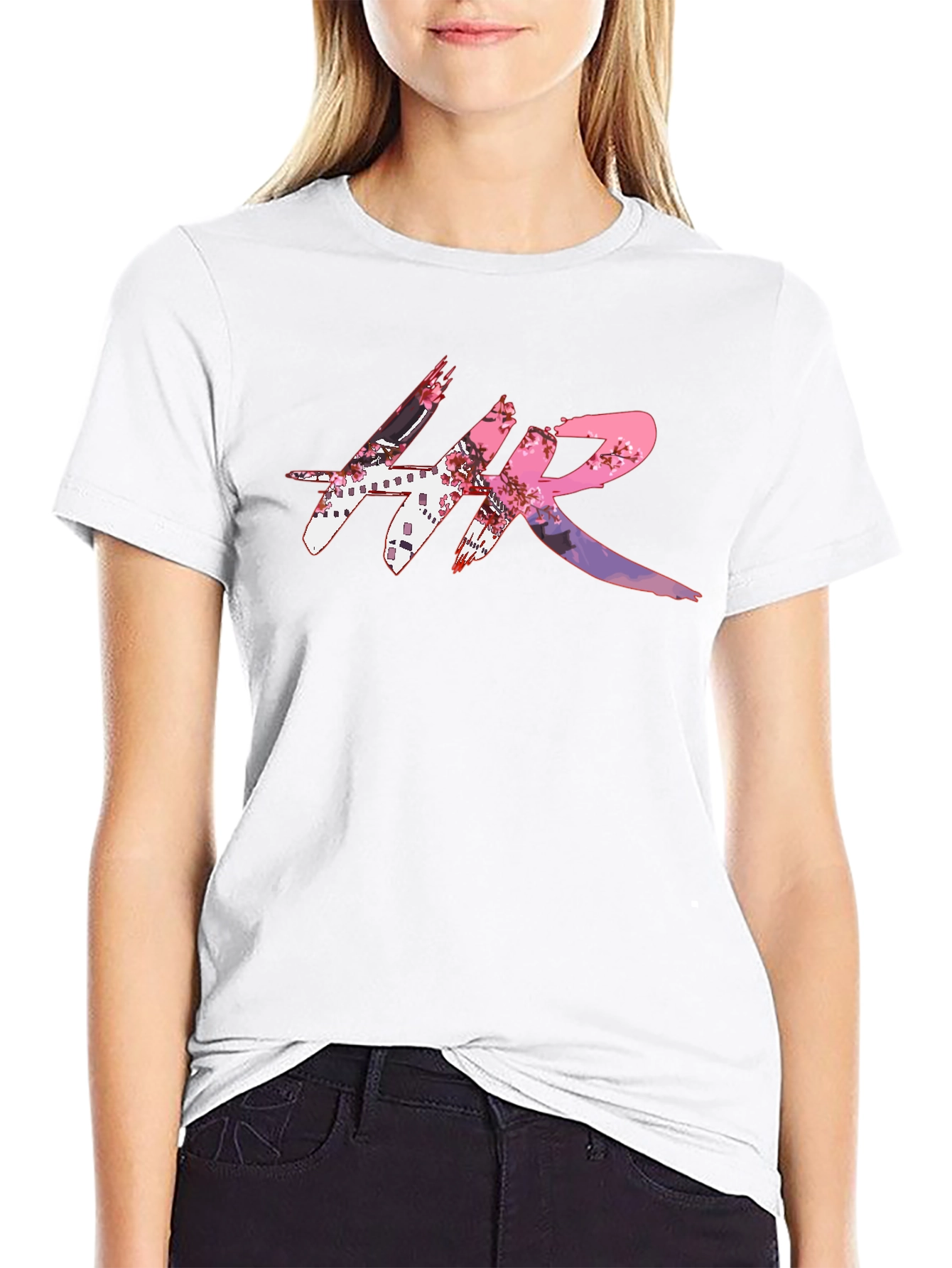Abstract HR Graphic T-Shirt