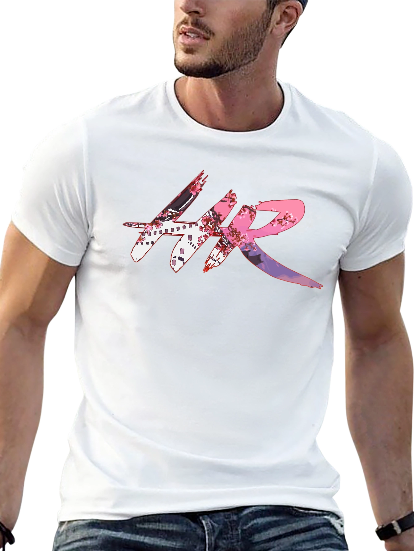 Abstract HR Graphic T-Shirt