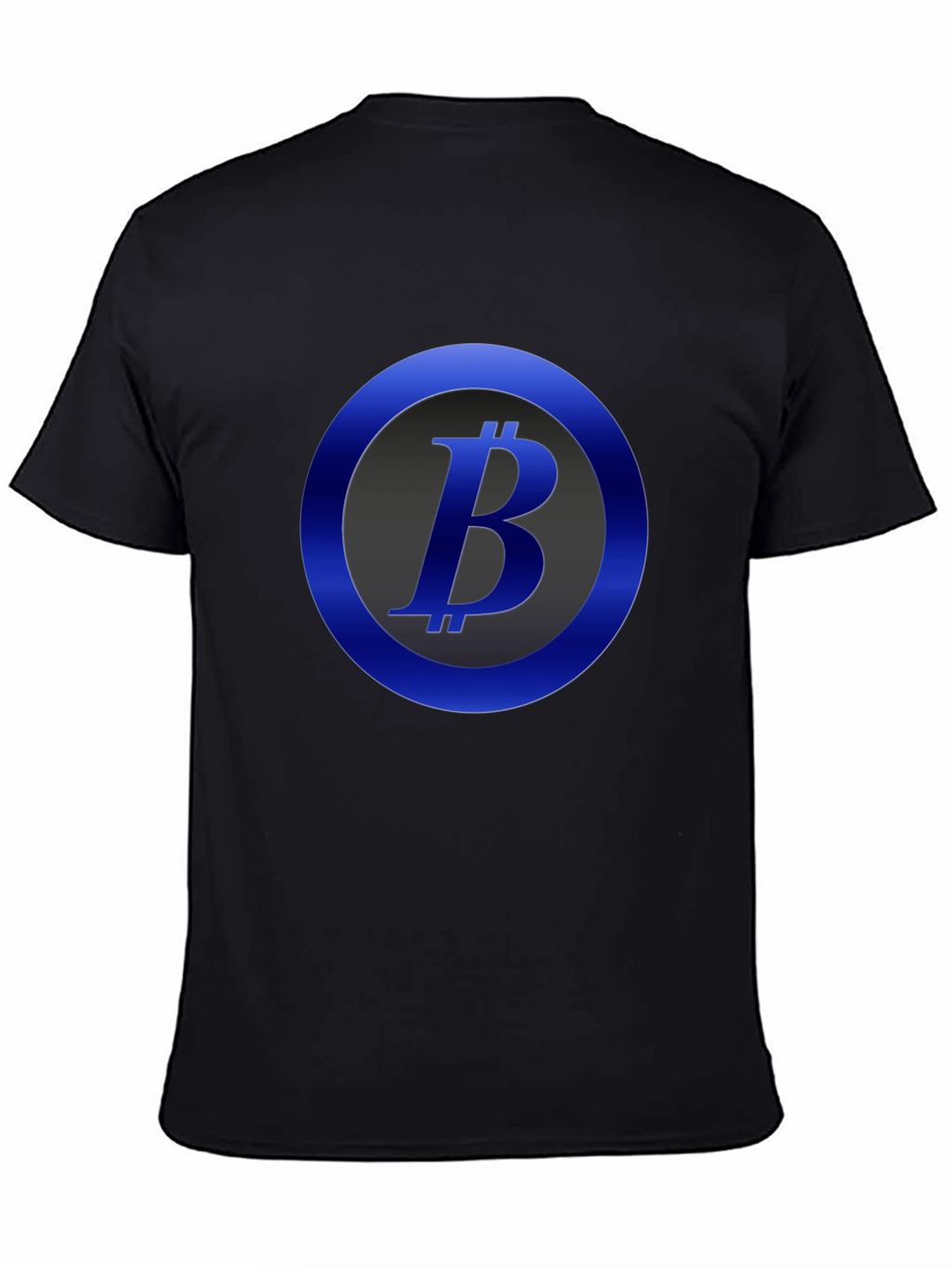 Bitcoin Logo Graphic Black T-Shirt