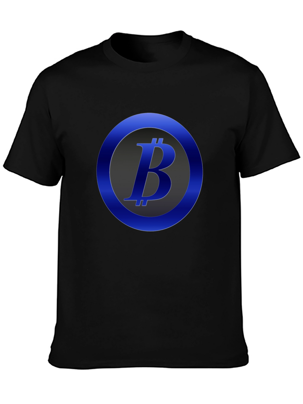 Bitcoin Logo Graphic Black T-Shirt
