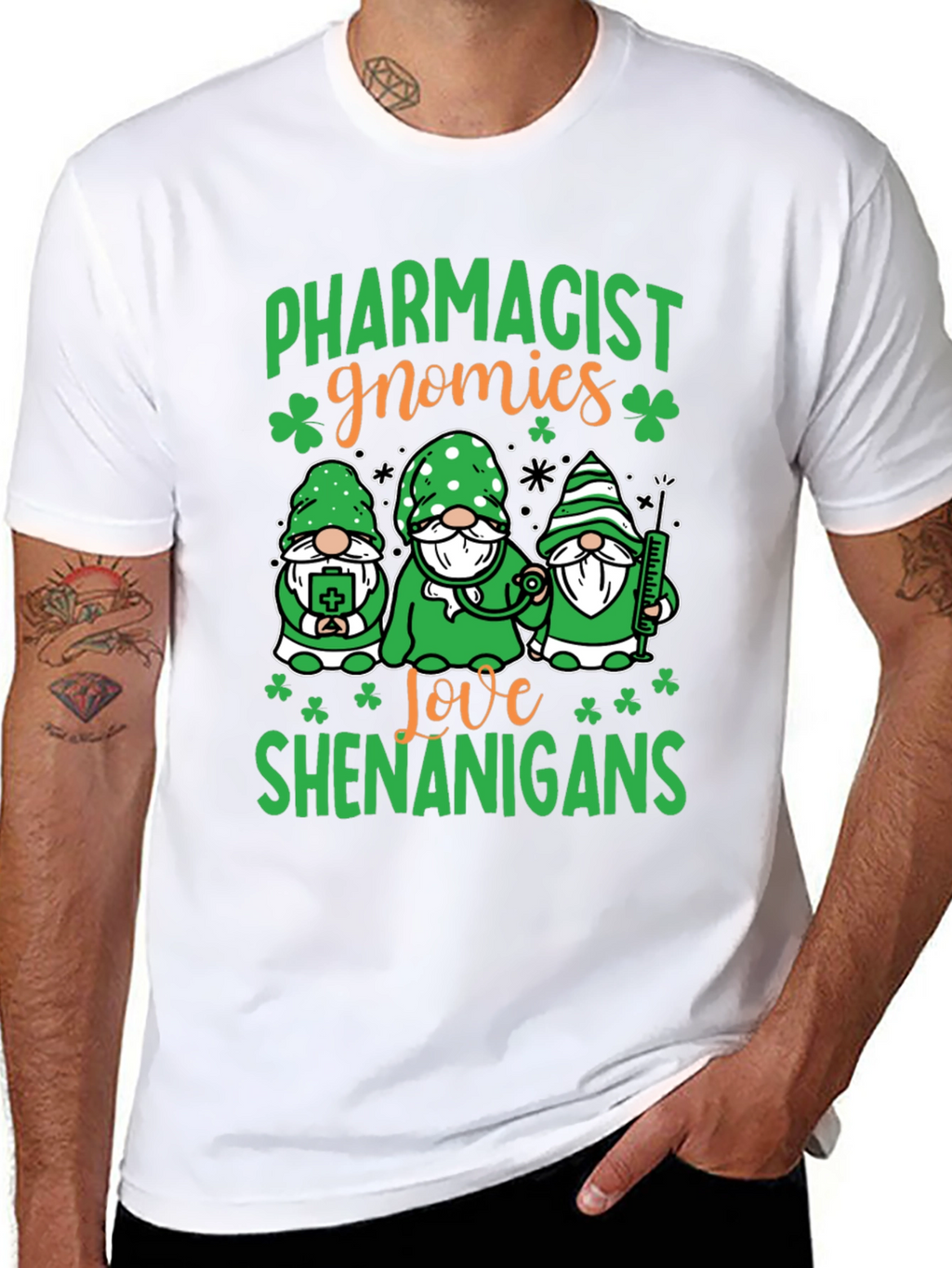 Pharmacist Gnomies St. Patricks Day T-Shirt