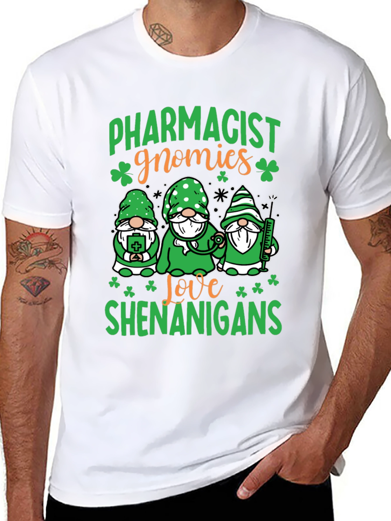 Pharmacist Gnomies St. Patricks Day T-Shirt