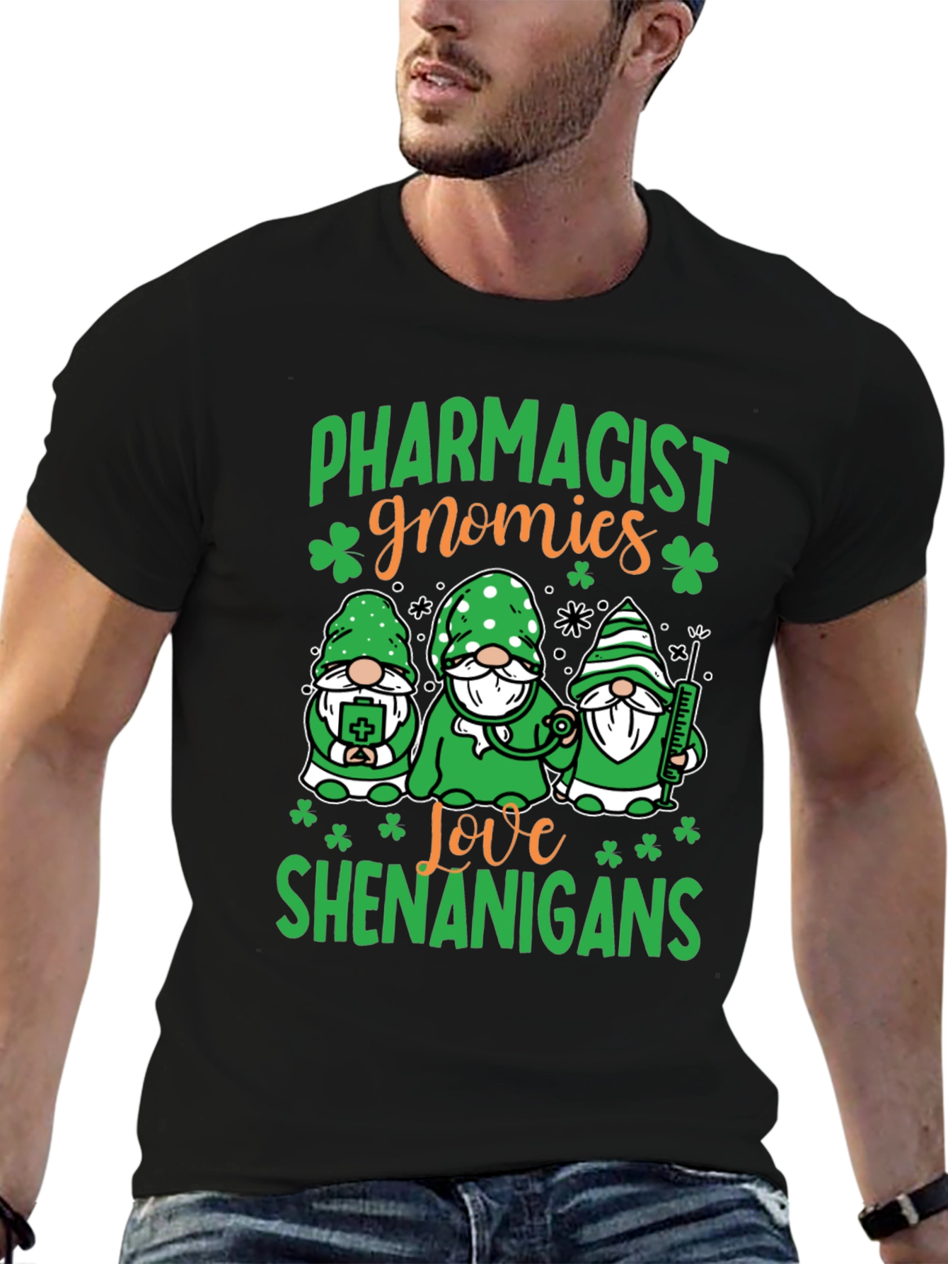 Pharmacist Gnomies St. Patricks Day T-Shirt