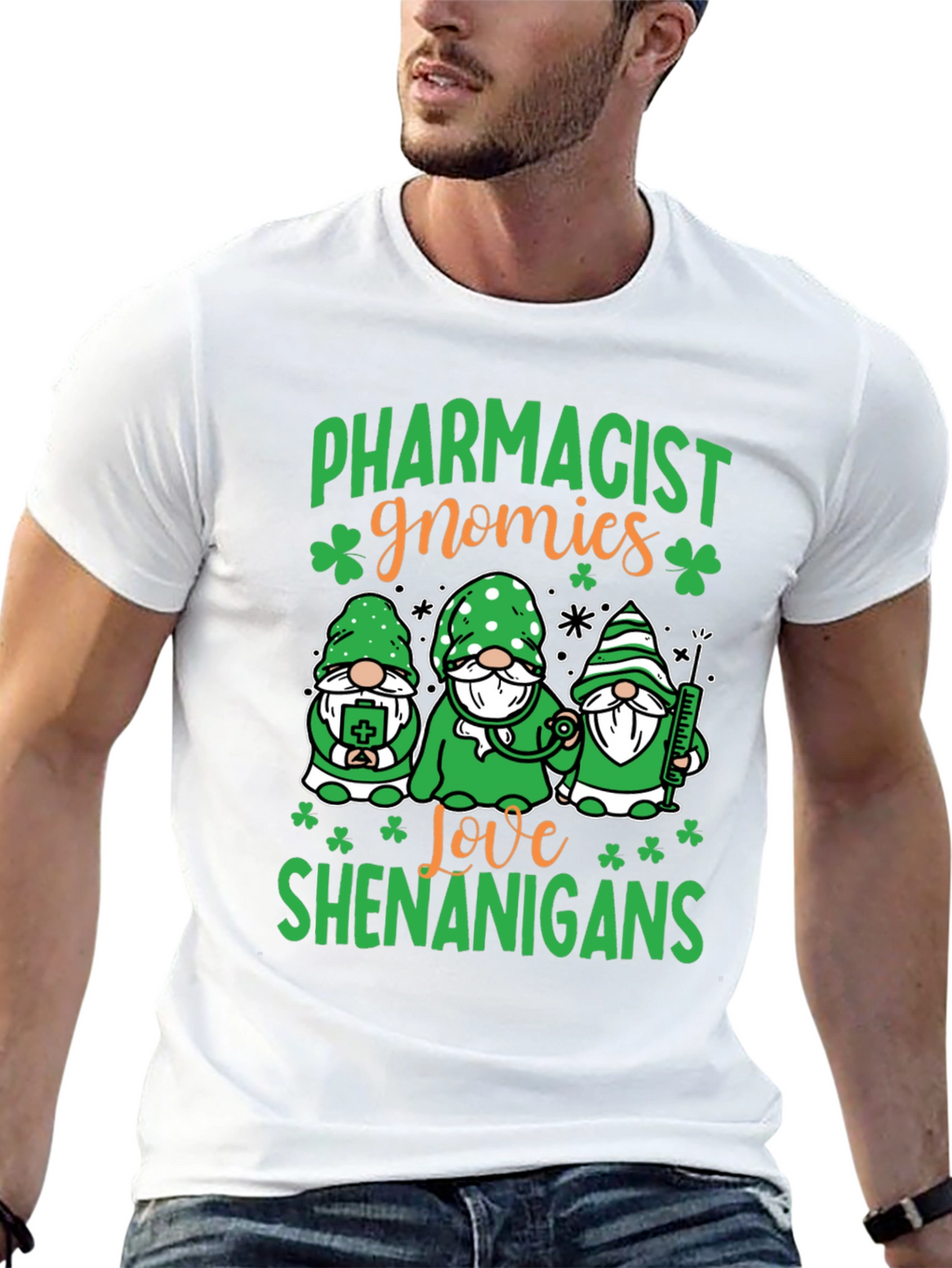 Pharmacist Gnomies St. Patricks Day T-Shirt