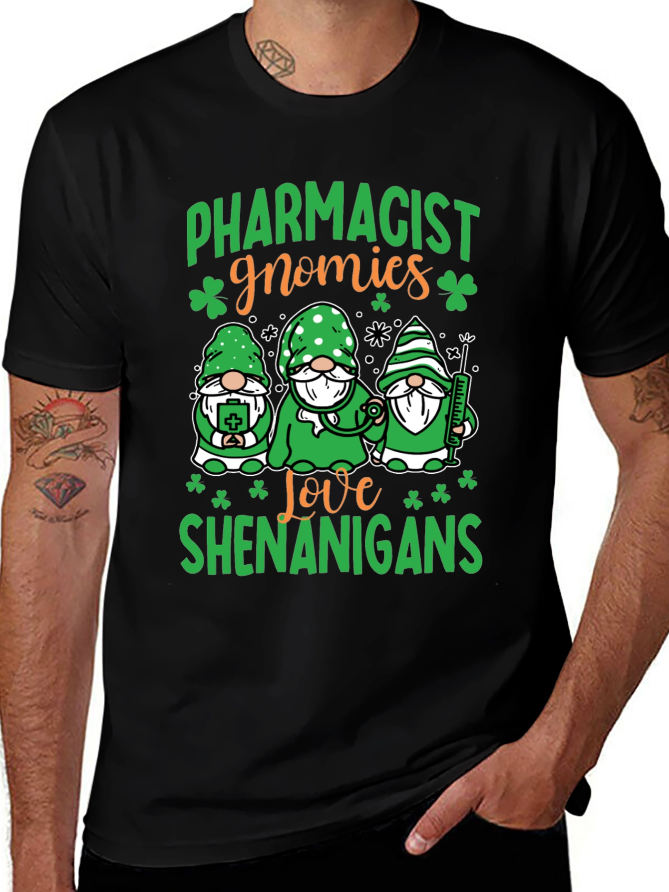 Pharmacist Gnomies St. Patricks Day T-Shirt
