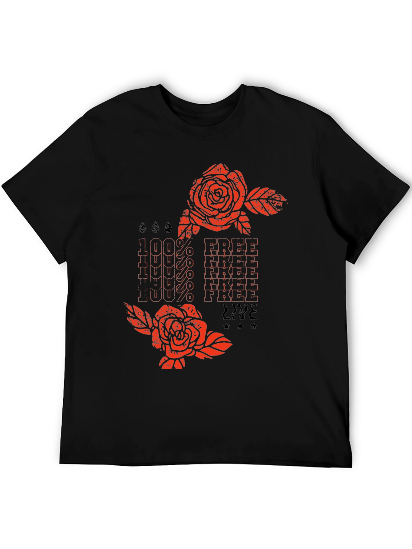 100% Free Live Graphic Tee