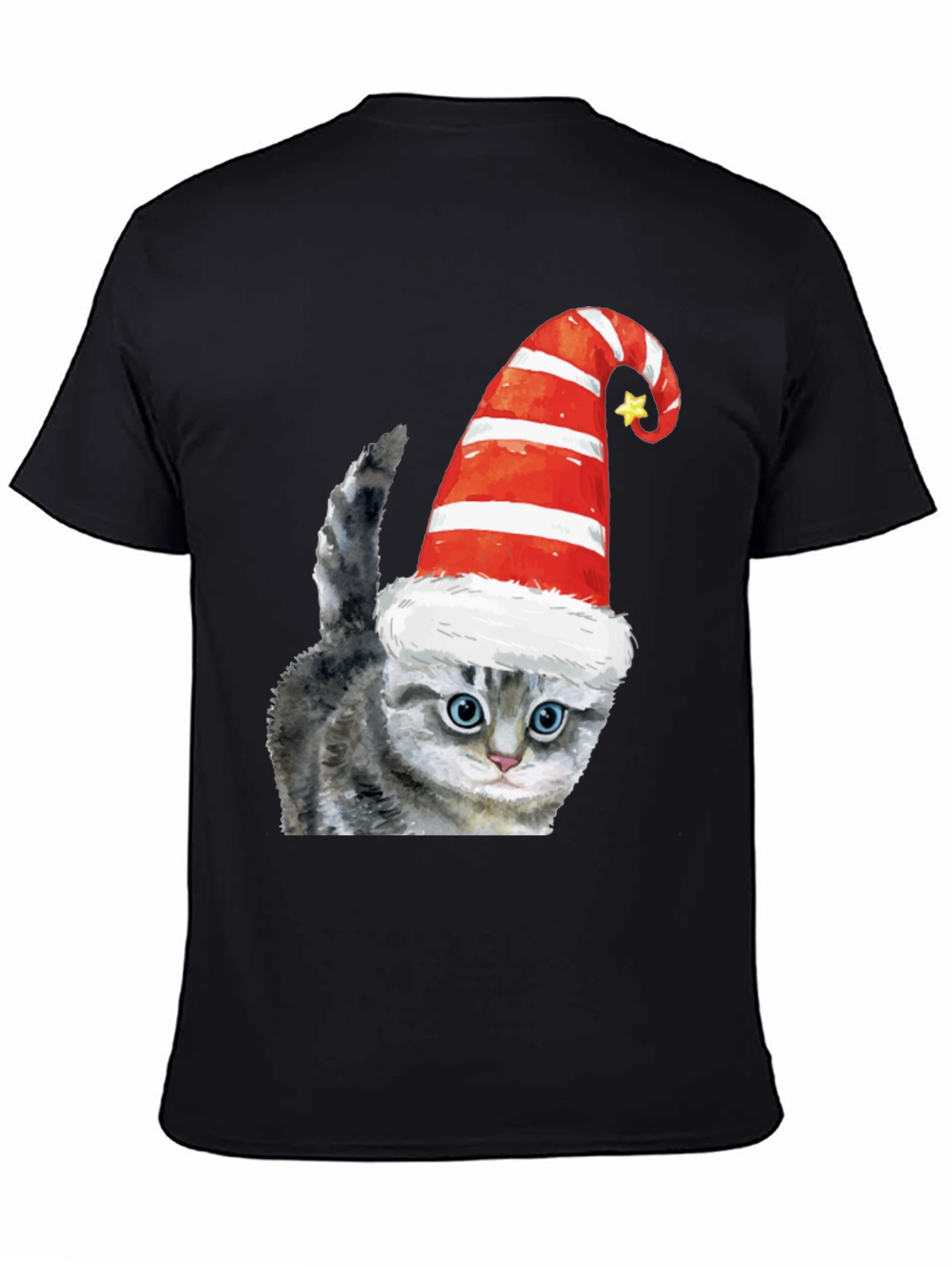 Festive Cat Tee - Holiday Cheer