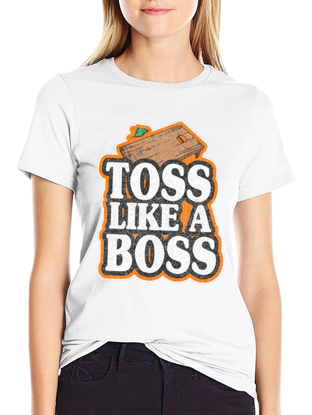 Toss Like a Boss Cornhole T-Shirt