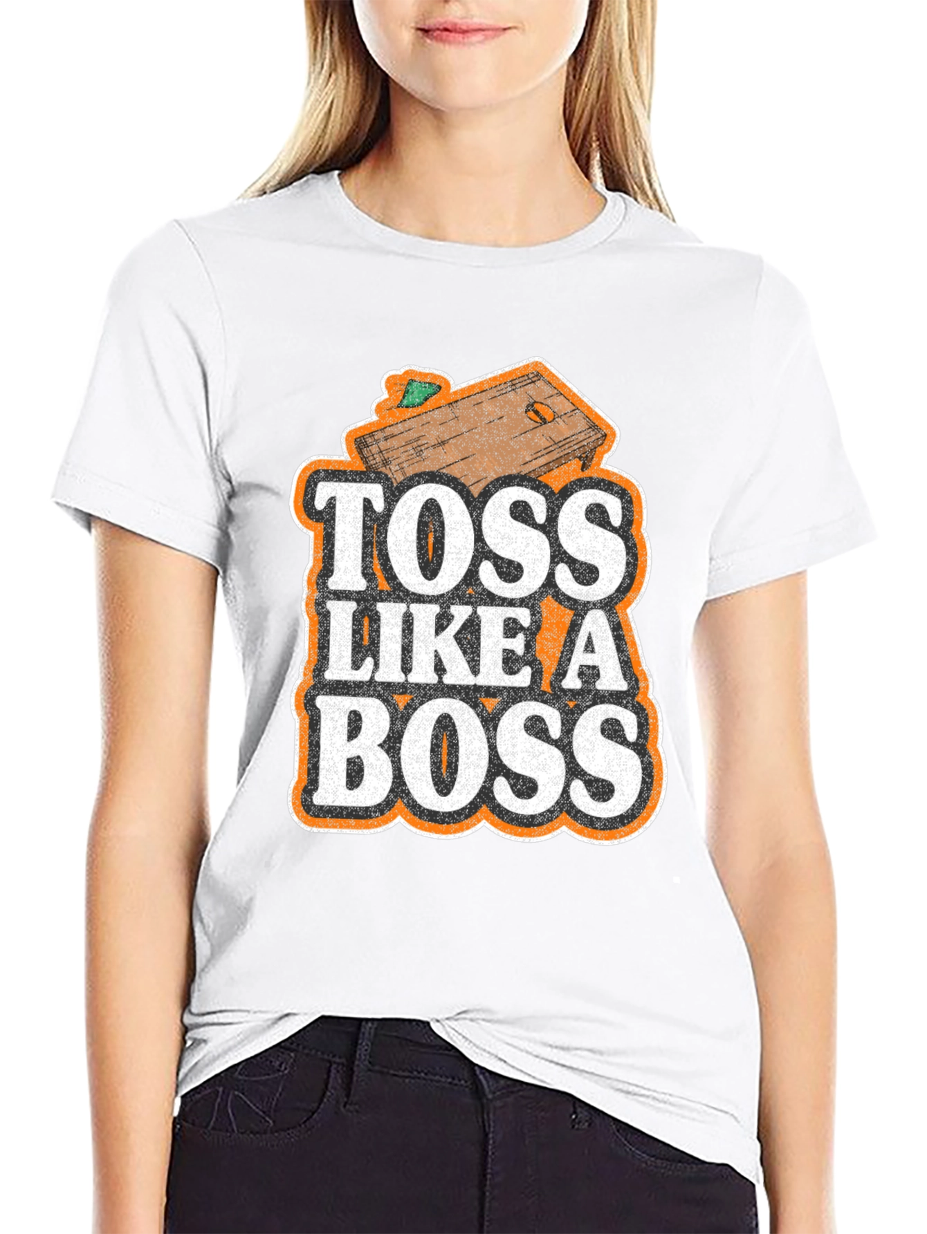 Toss Like a Boss Cornhole T-Shirt