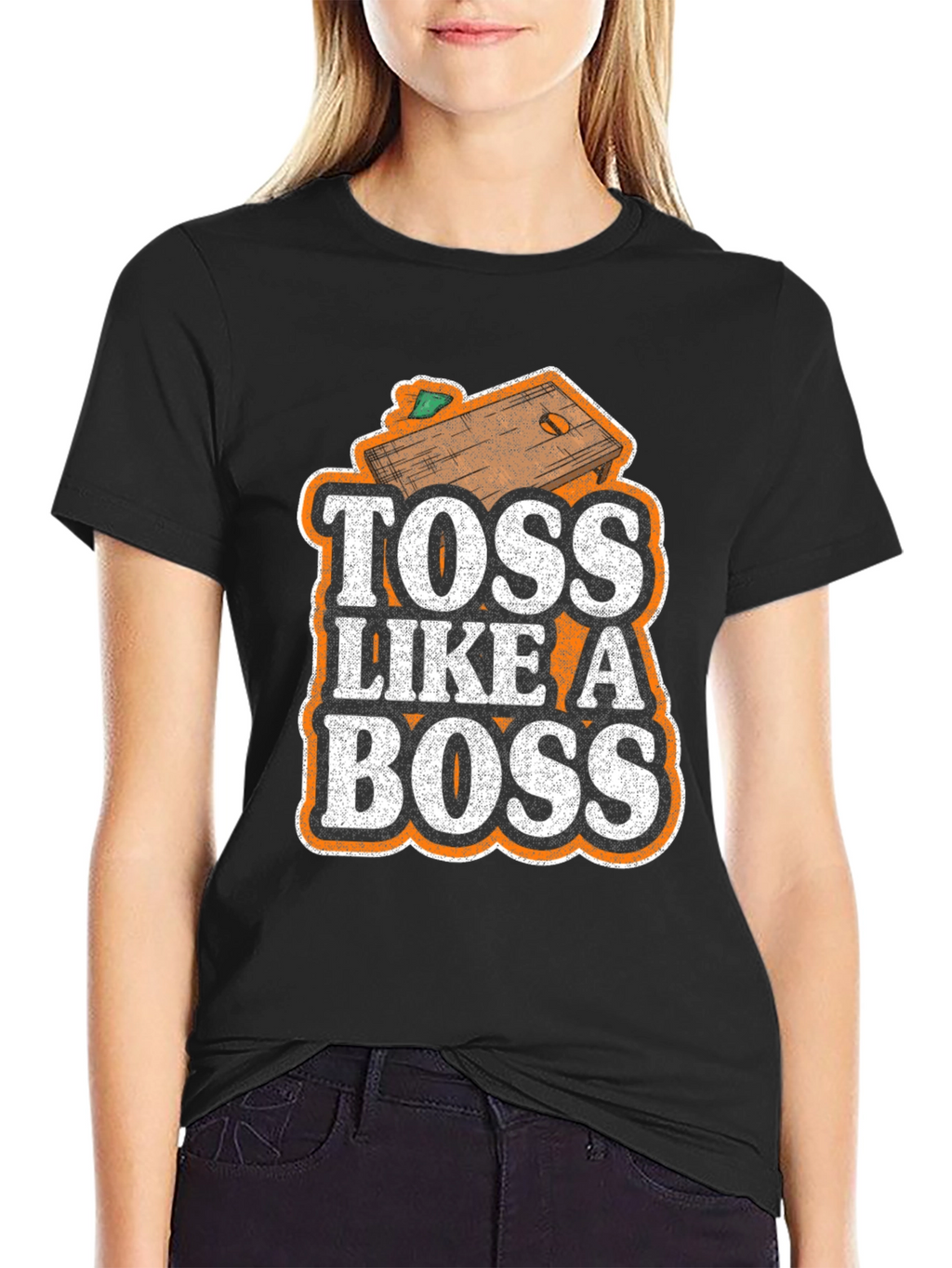 Toss Like a Boss Cornhole T-Shirt