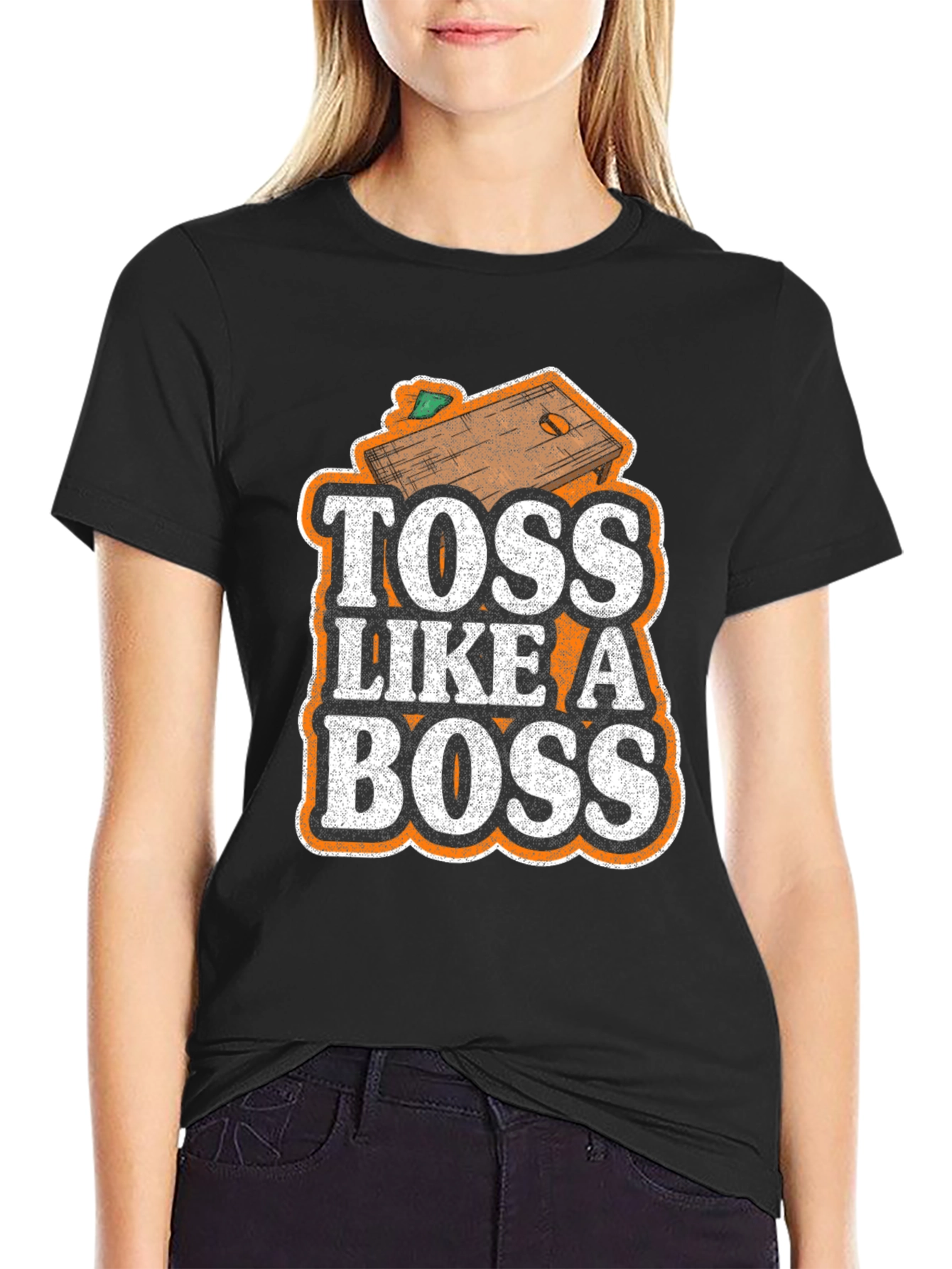 Toss Like a Boss Cornhole T-Shirt