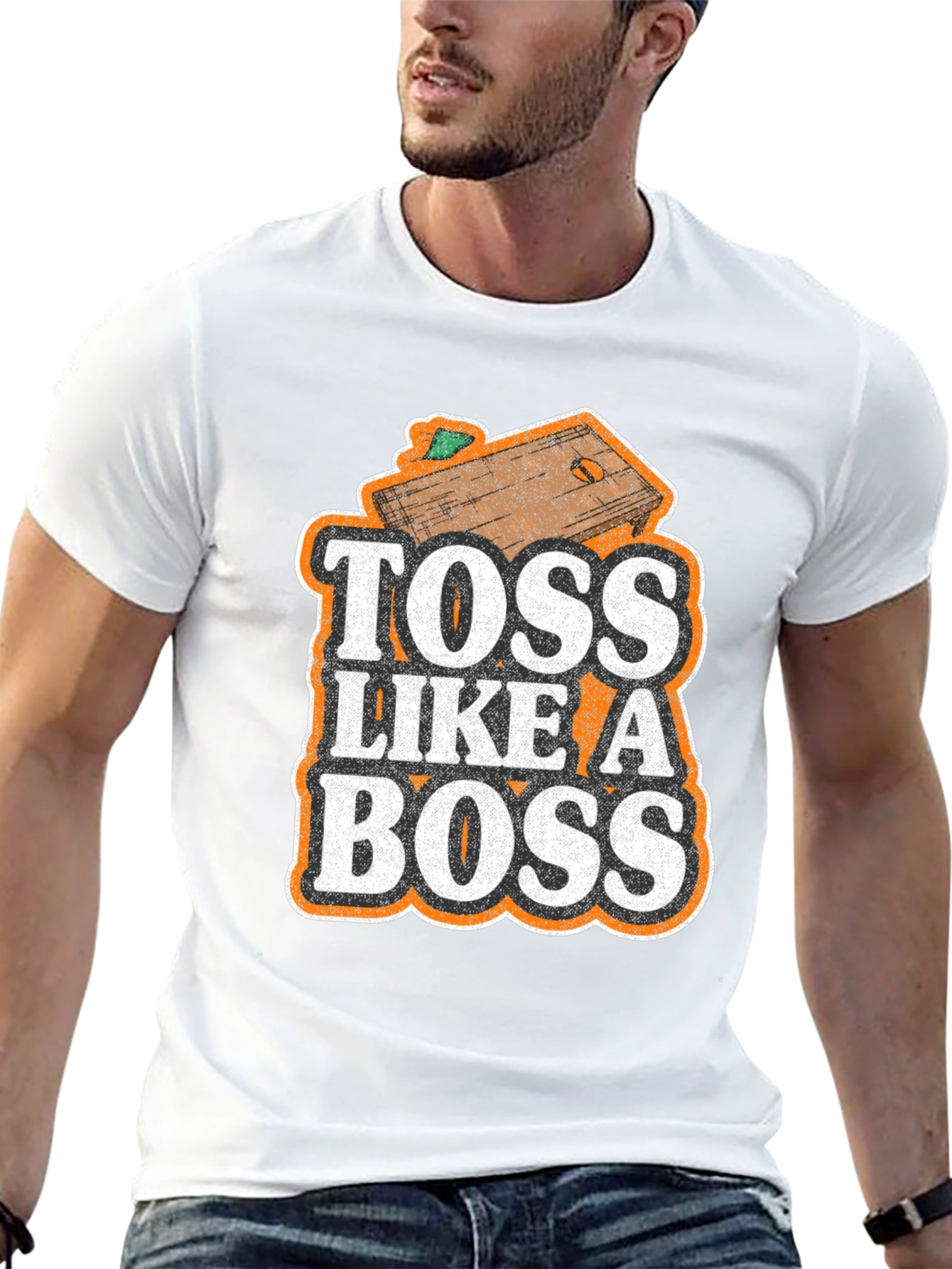 Toss Like a Boss Cornhole T-Shirt