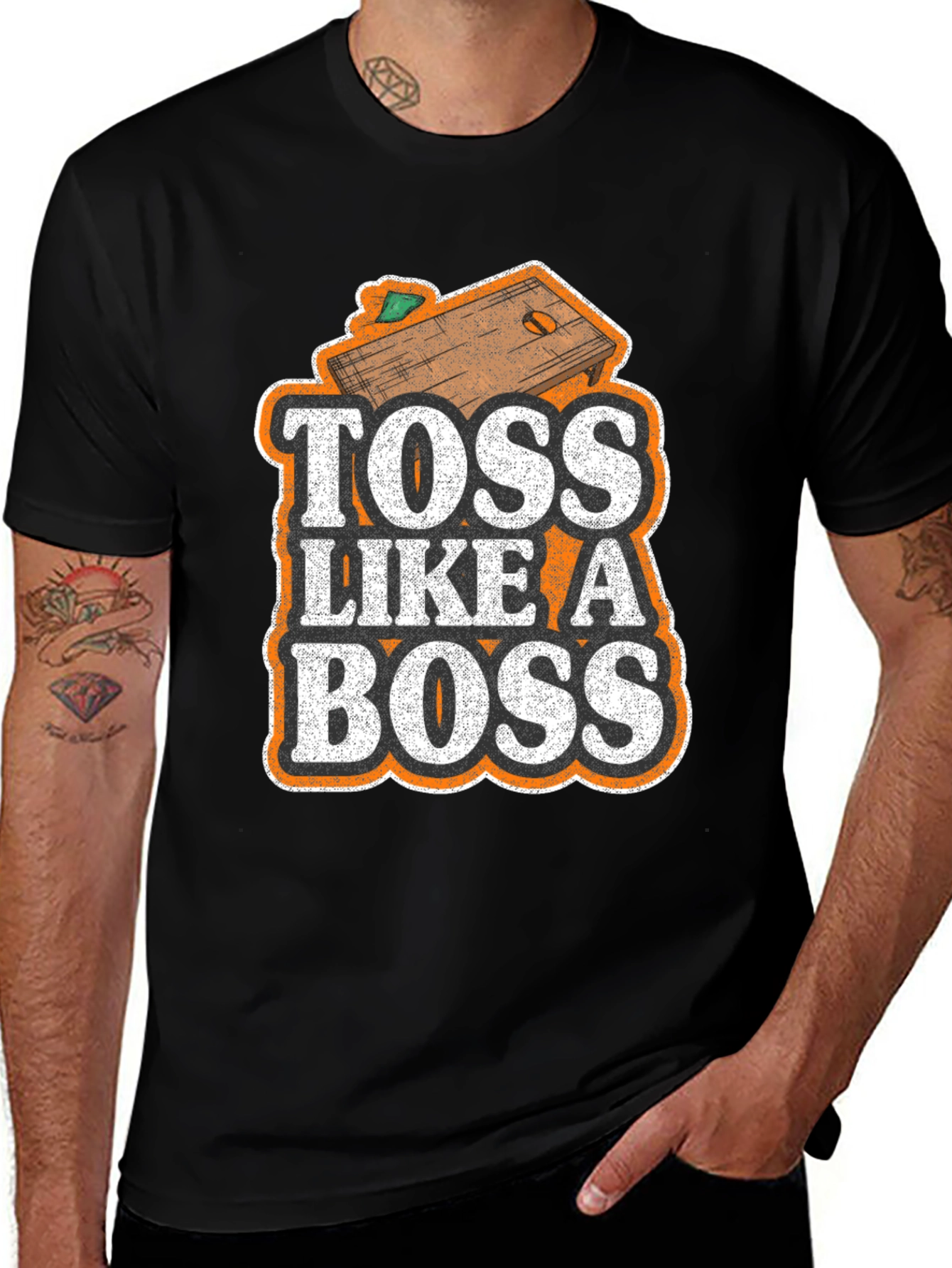 Toss Like a Boss Cornhole T-Shirt