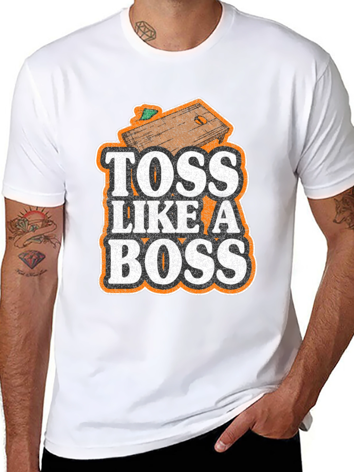 Toss Like a Boss Cornhole T-Shirt