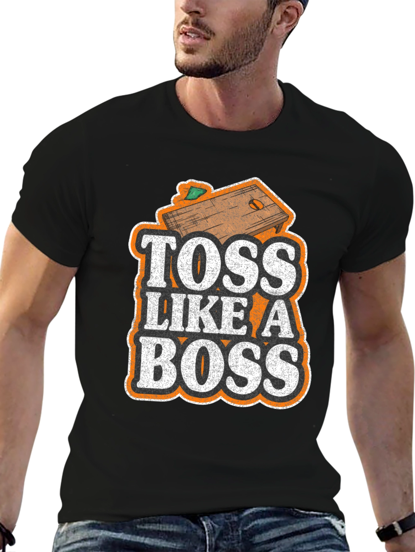 Toss Like a Boss Cornhole T-Shirt