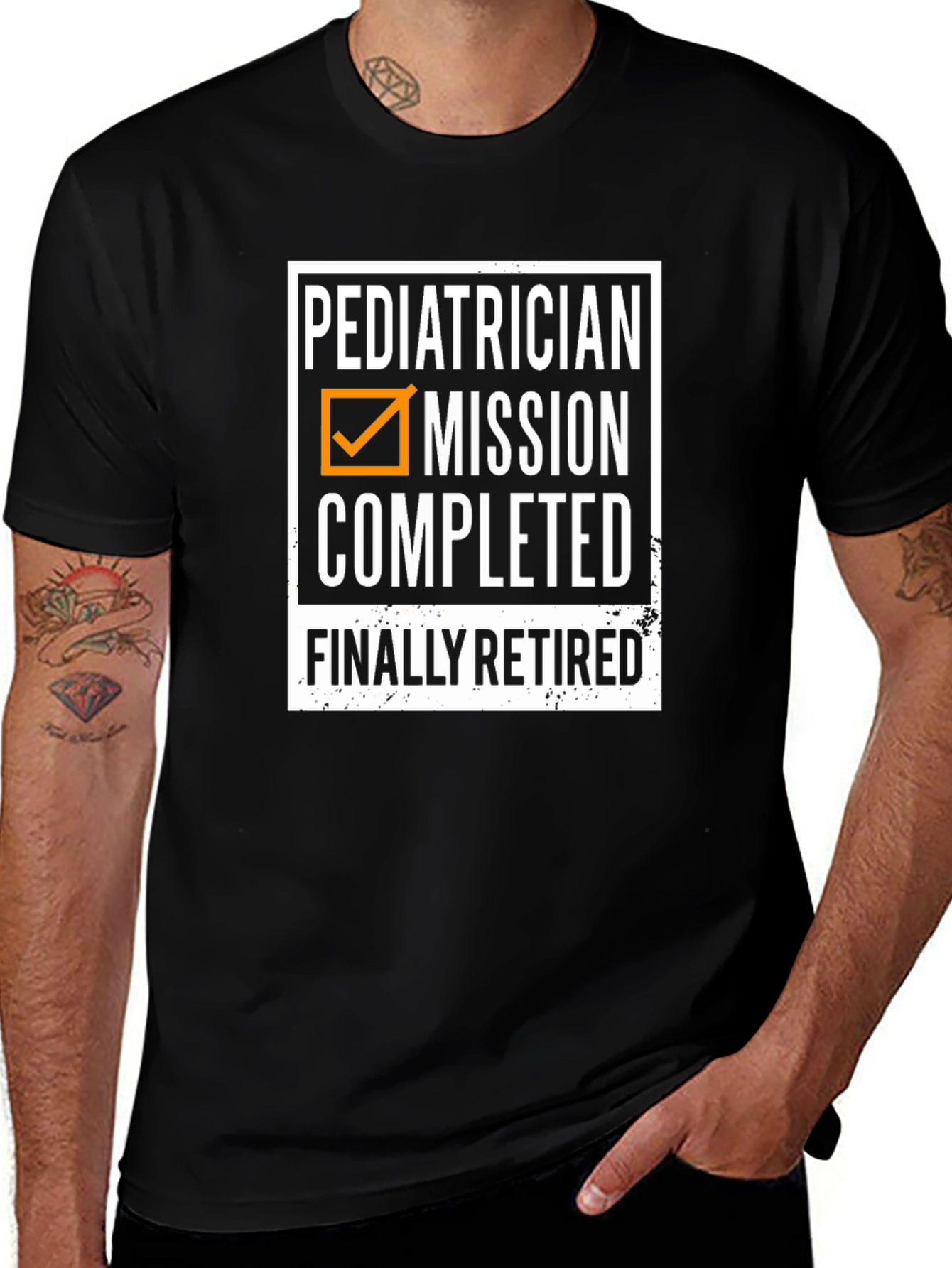 Retired Pediatrician Mission Completed T-Shirt
