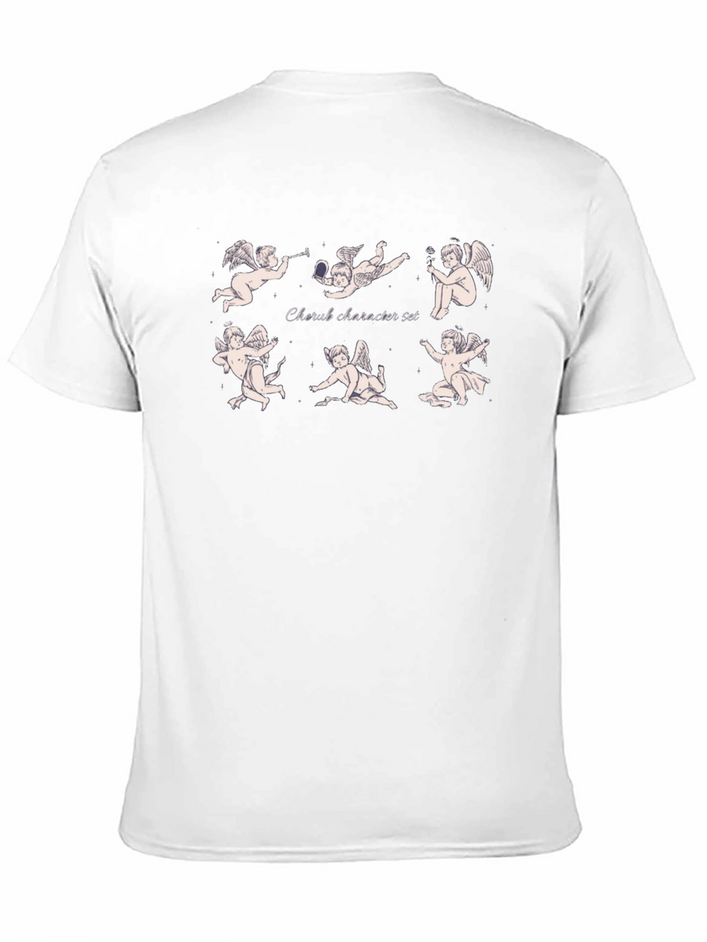 Cherub Character Set Black T-Shirt
