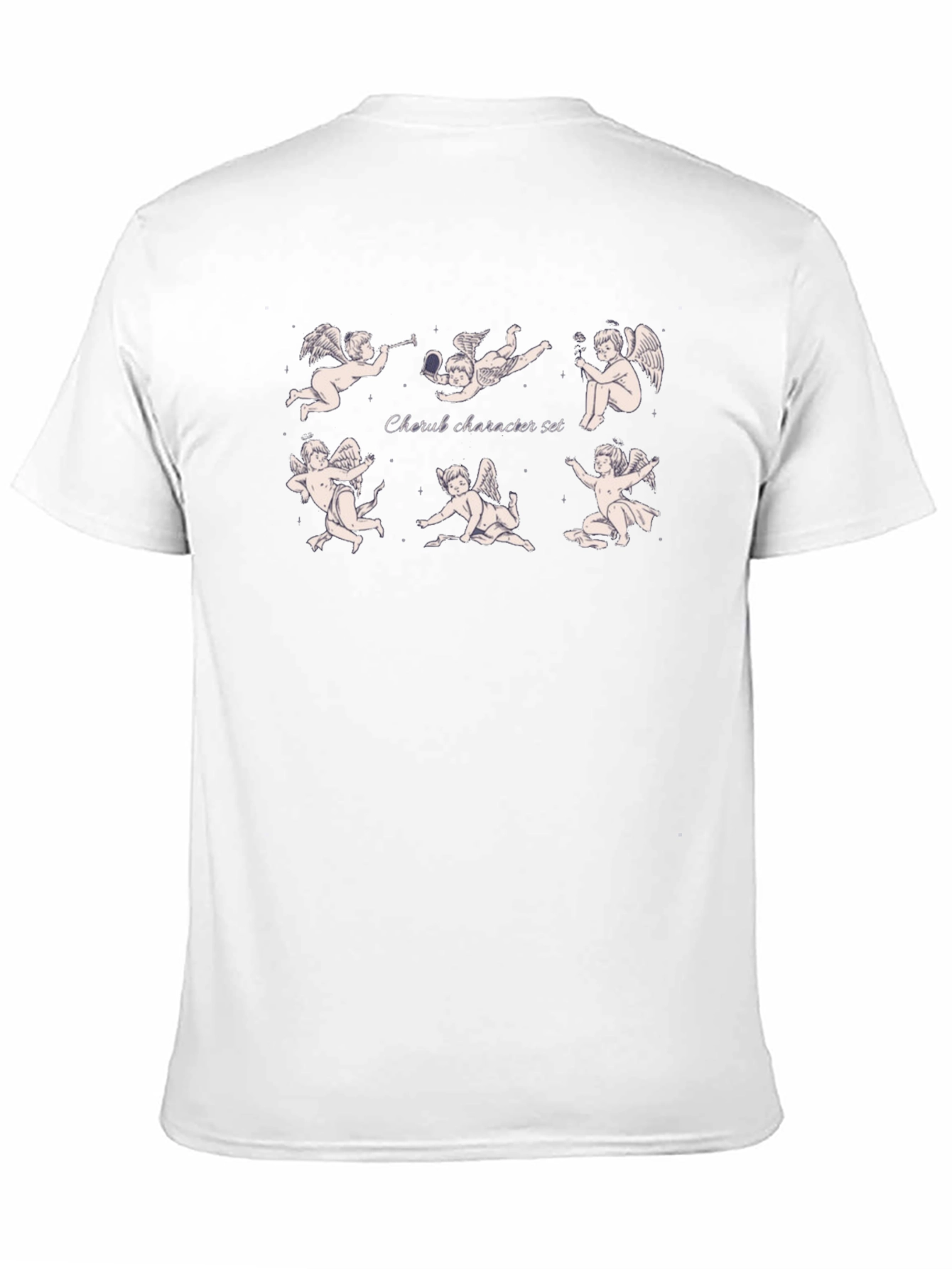Cherub Character Set Black T-Shirt