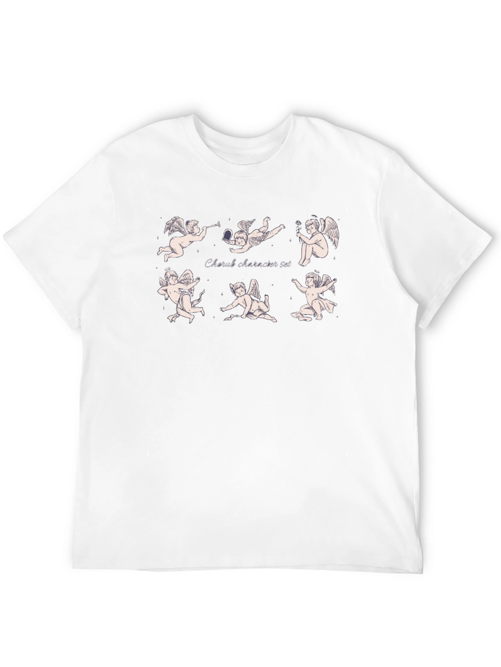 Cherub Character Set Black T-Shirt
