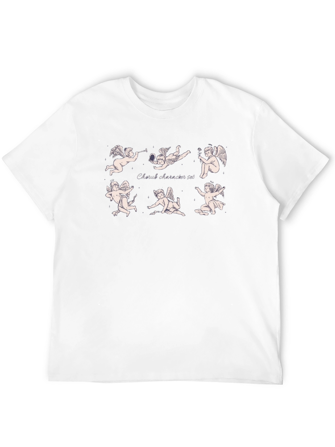 Cherub Character Set Black T-Shirt
