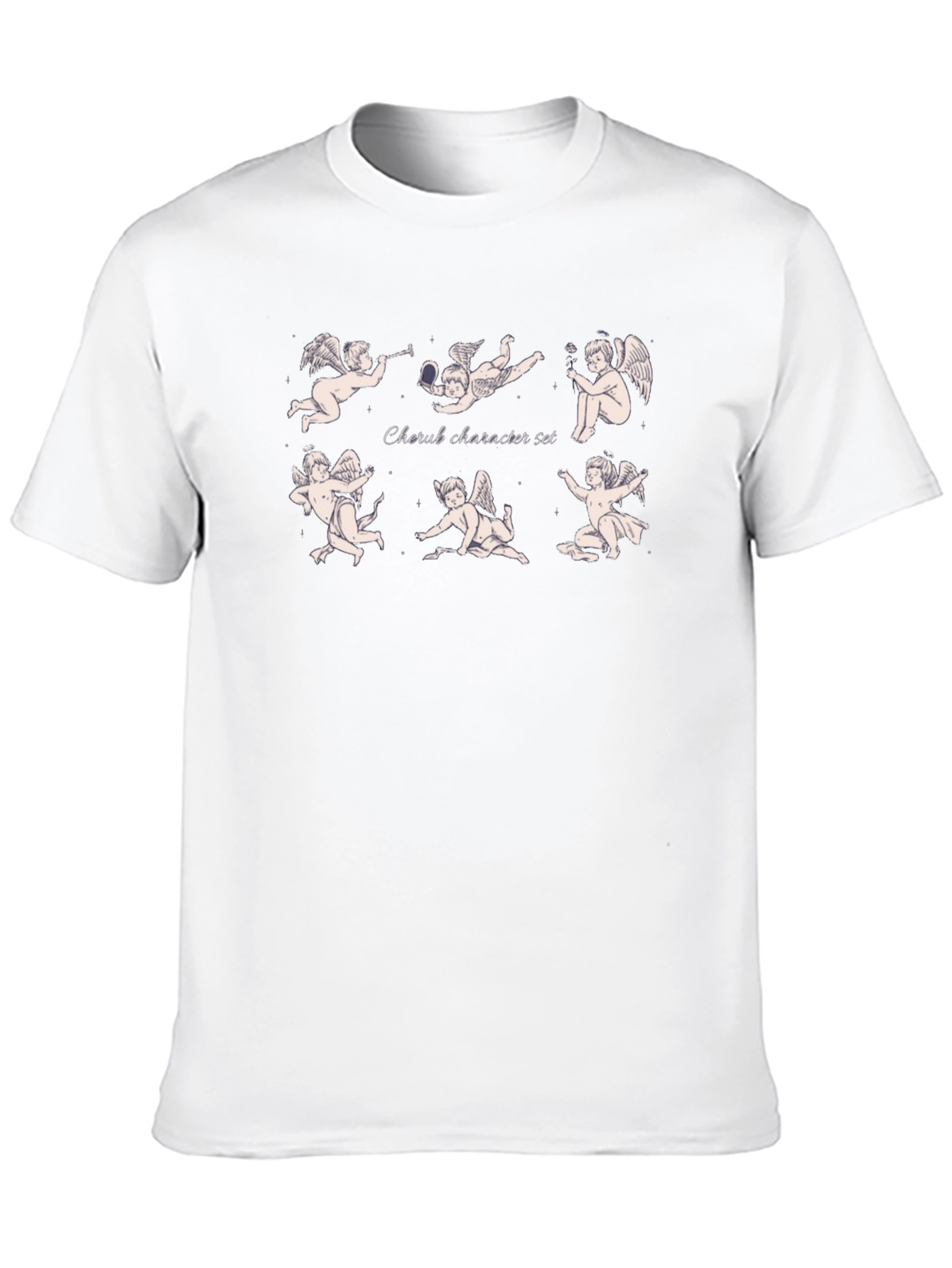 Cherub Character Set Black T-Shirt