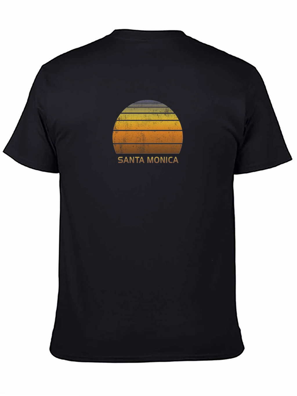 Santa Monica Retro Sunset Graphic T-Shirt