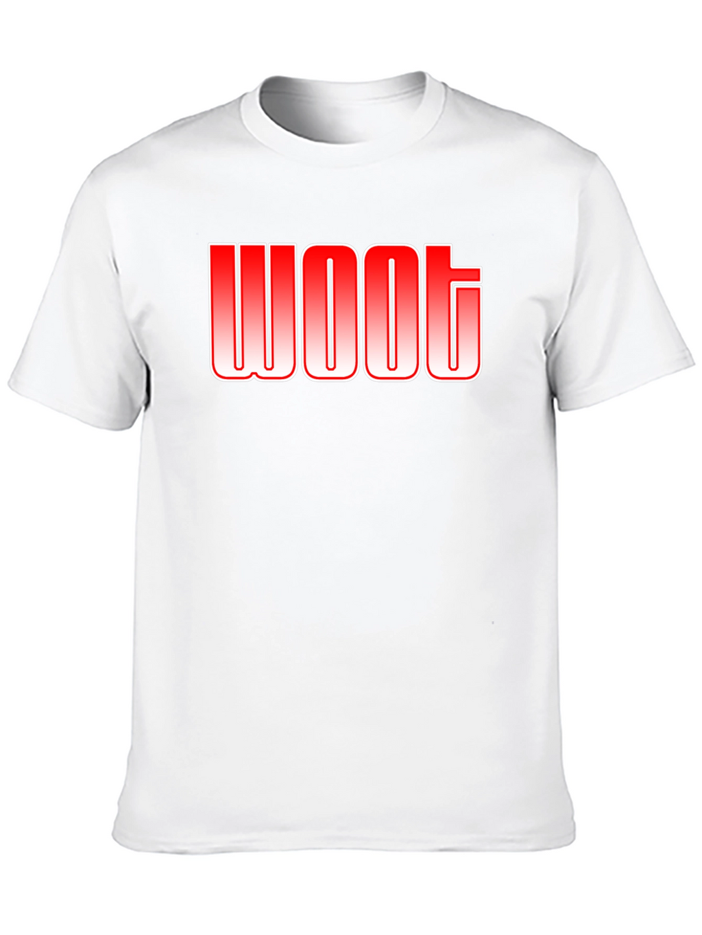 Woot Graphic Tee - Trendy Casual Cotton T-Shirt