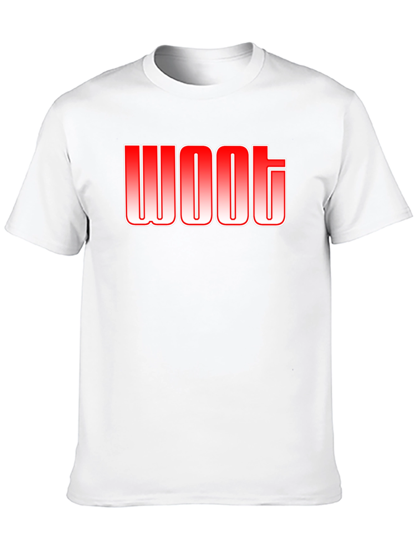 Woot Graphic Tee - Trendy Casual Cotton T-Shirt