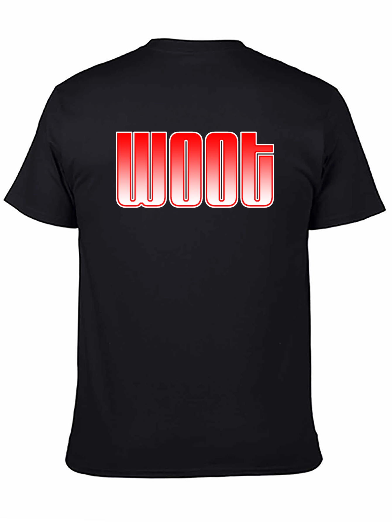 Woot Graphic Tee - Trendy Casual Cotton T-Shirt